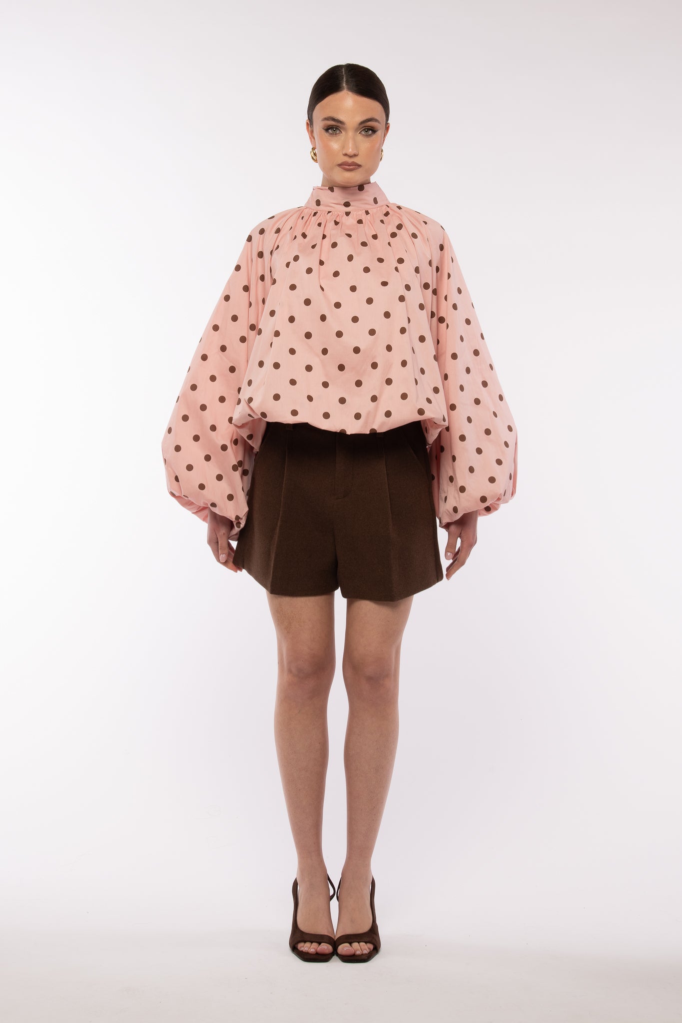 Pantaloncino ‘80% COTONE’ Cacao