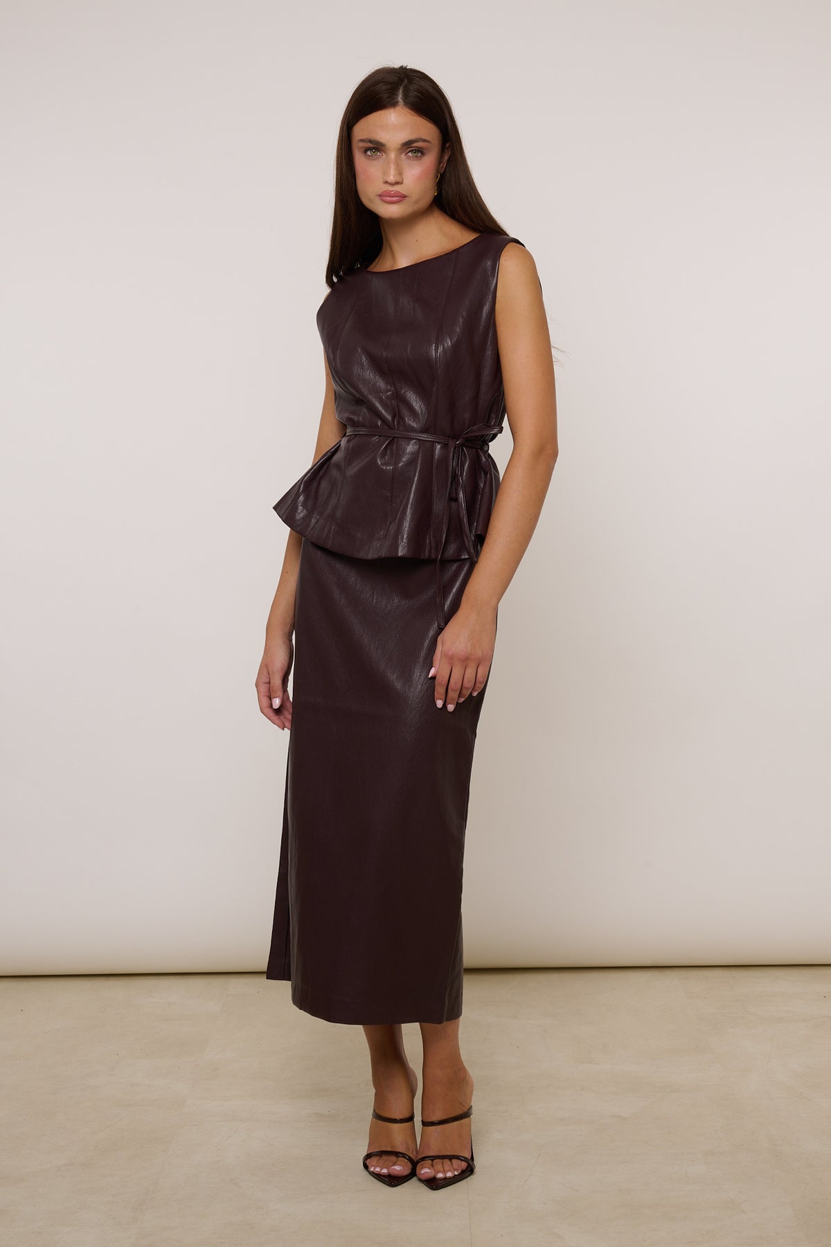Coordinato ‘ECOPELLE’ Bordeaux