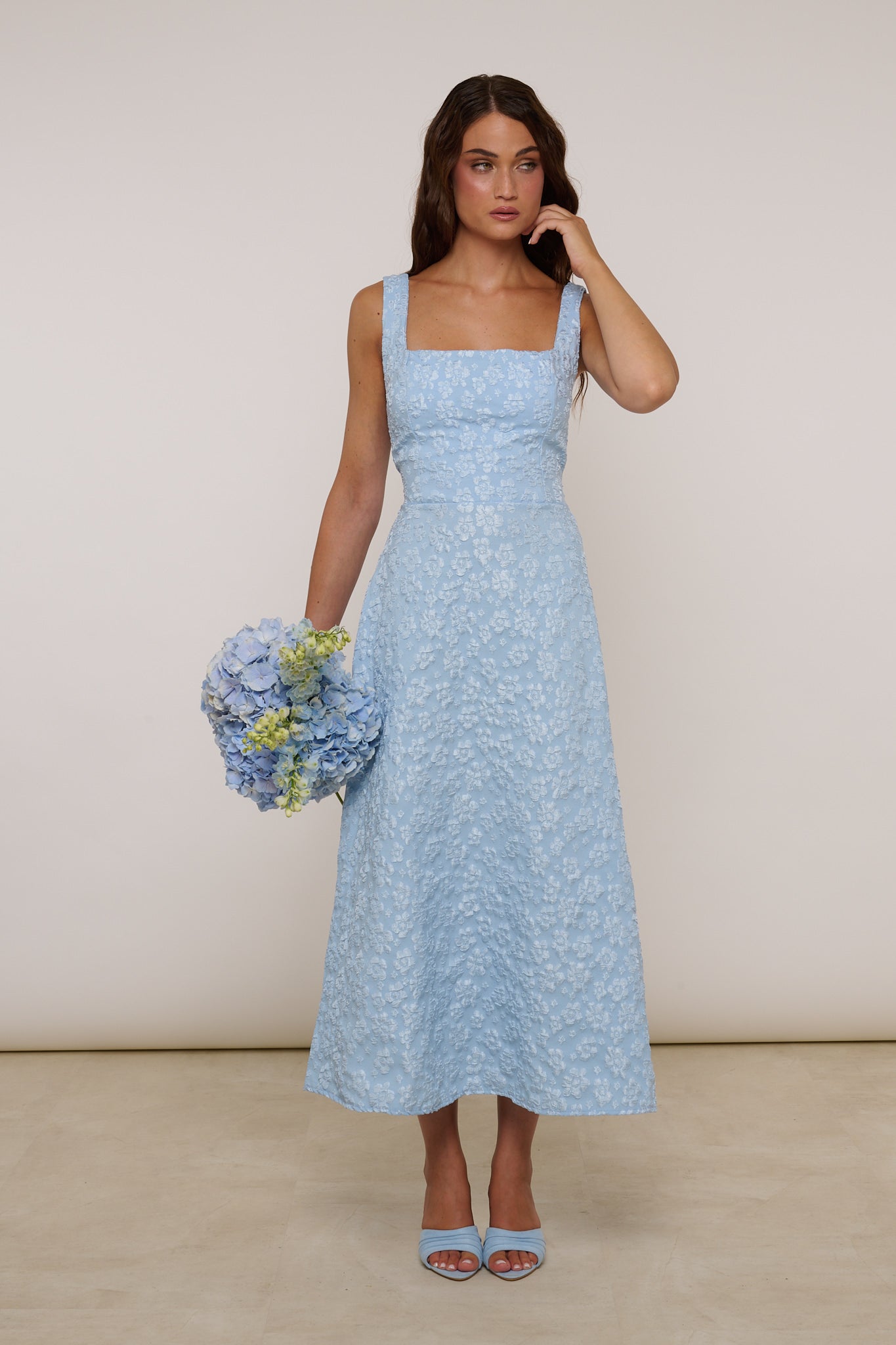 Abito ‘MINI FIORI’ Azzurro