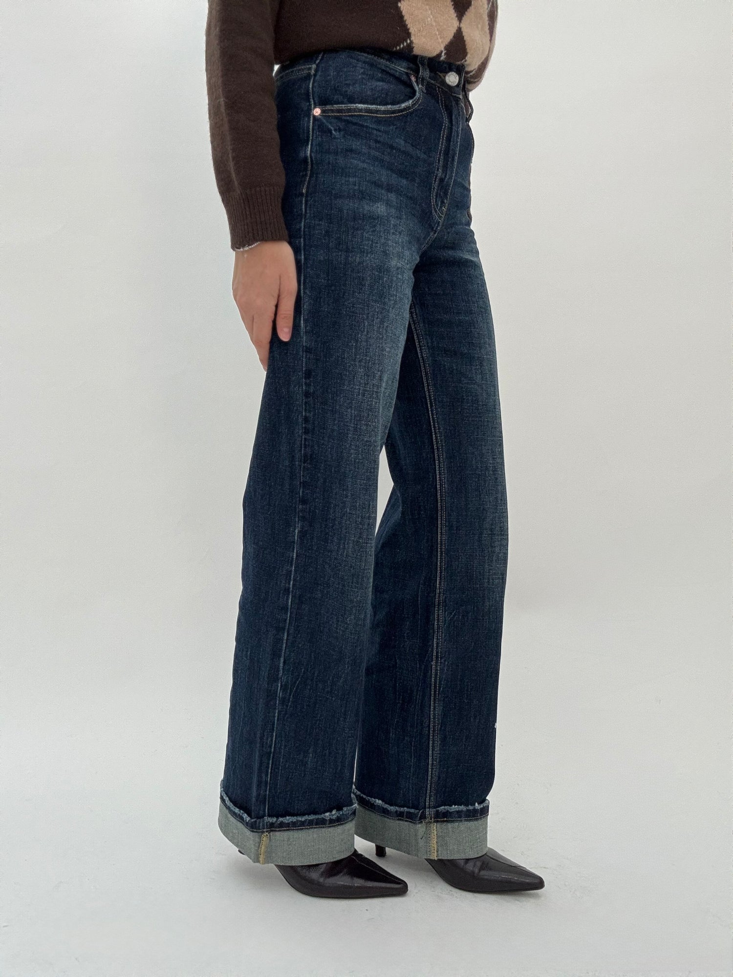 Jeans ‘MINI PIEGONE’ Denim Medio