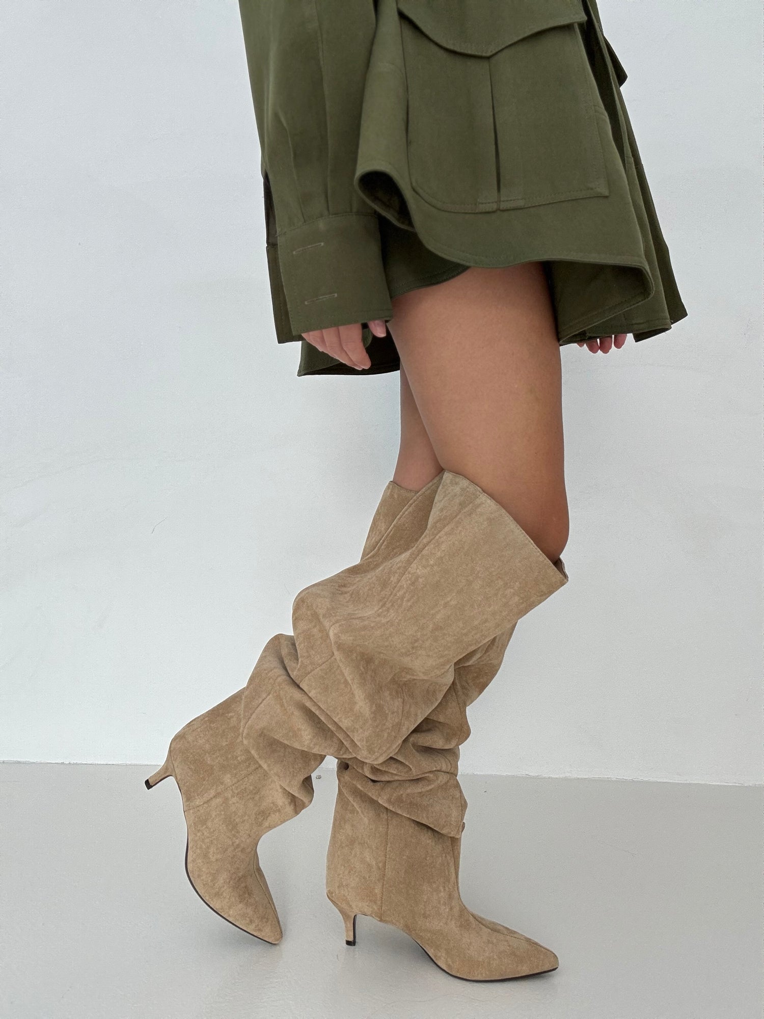 Stivale ‘MAXI SUEDE’ BEIGE