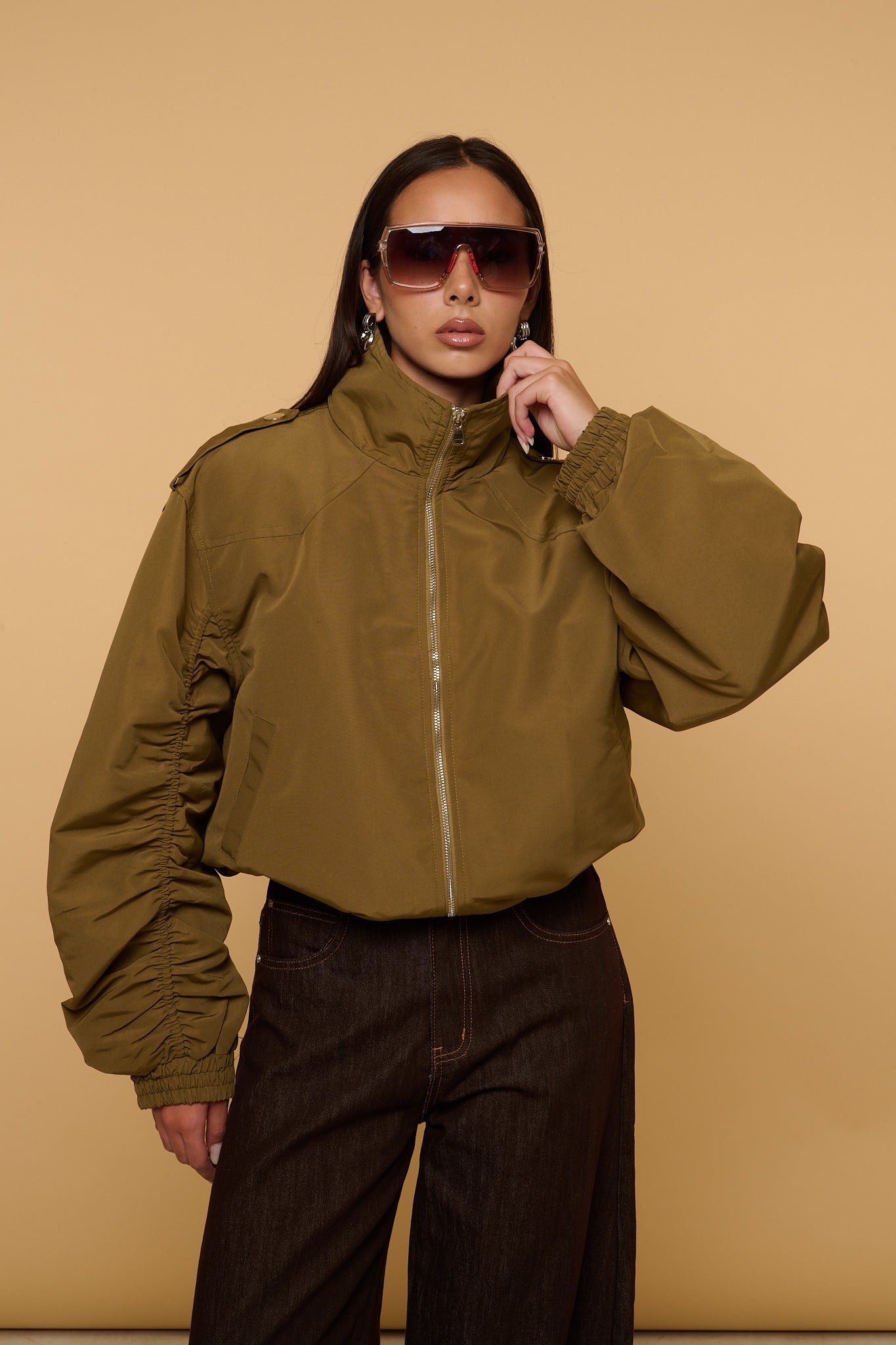 Bomber ‘65% COTONE’ Verde