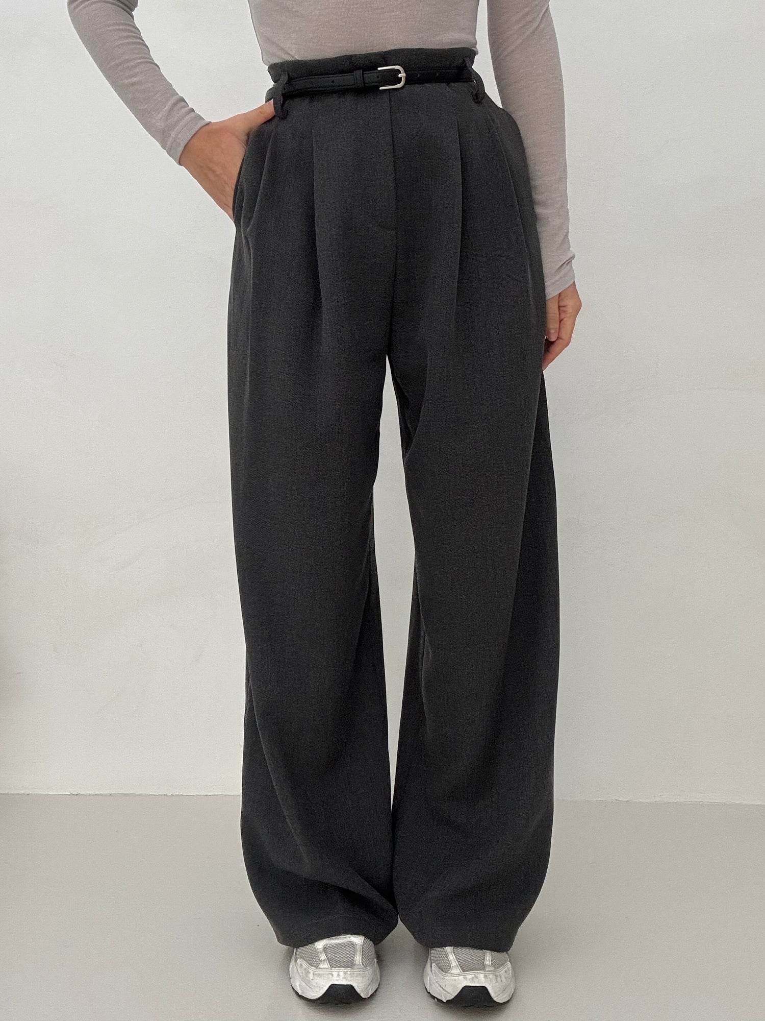 Pantalone ‘ZIP+CINTURA’ Grigio