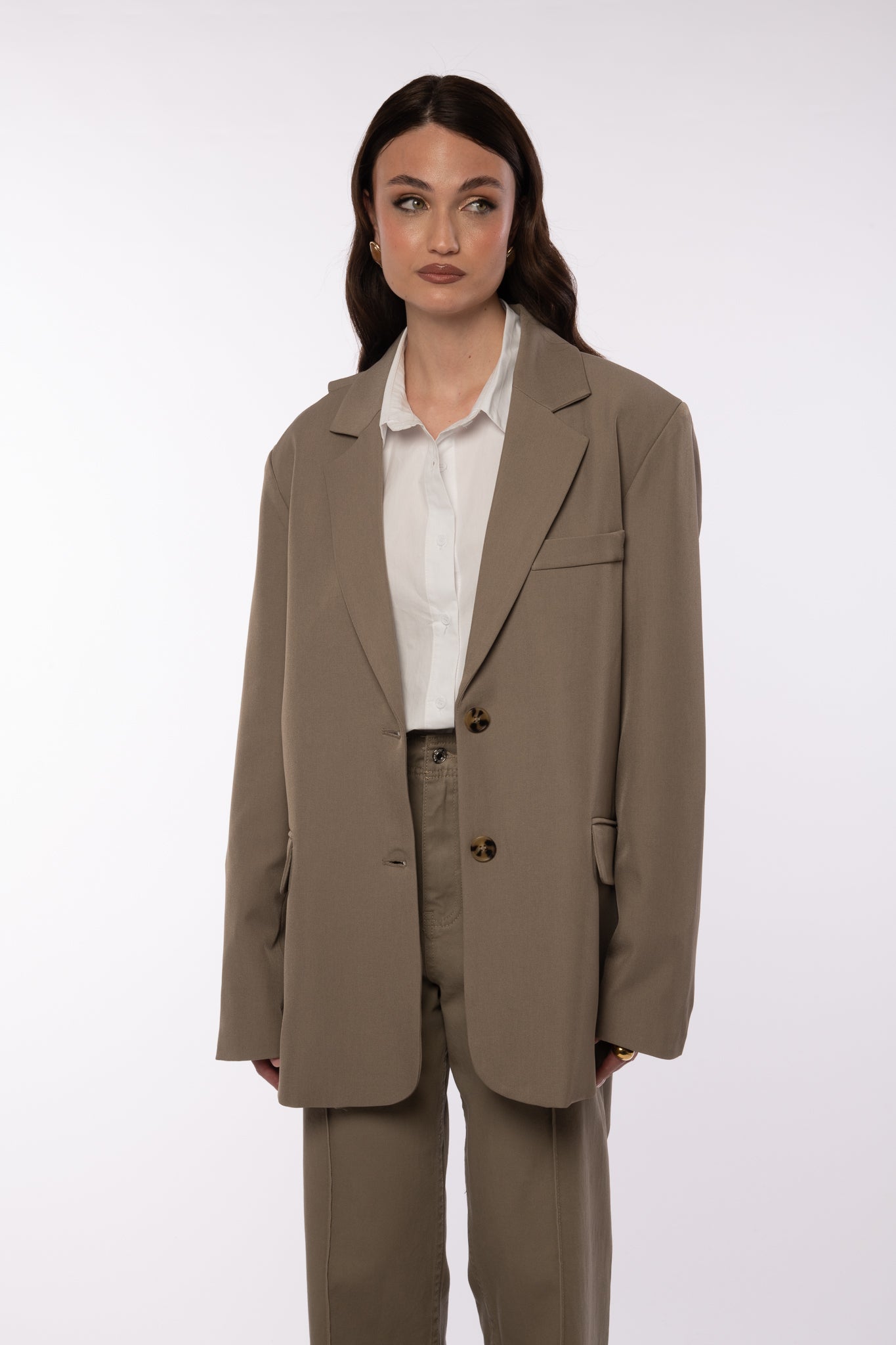 Blazer ‘SPACCO SUL RETRO’ Fango