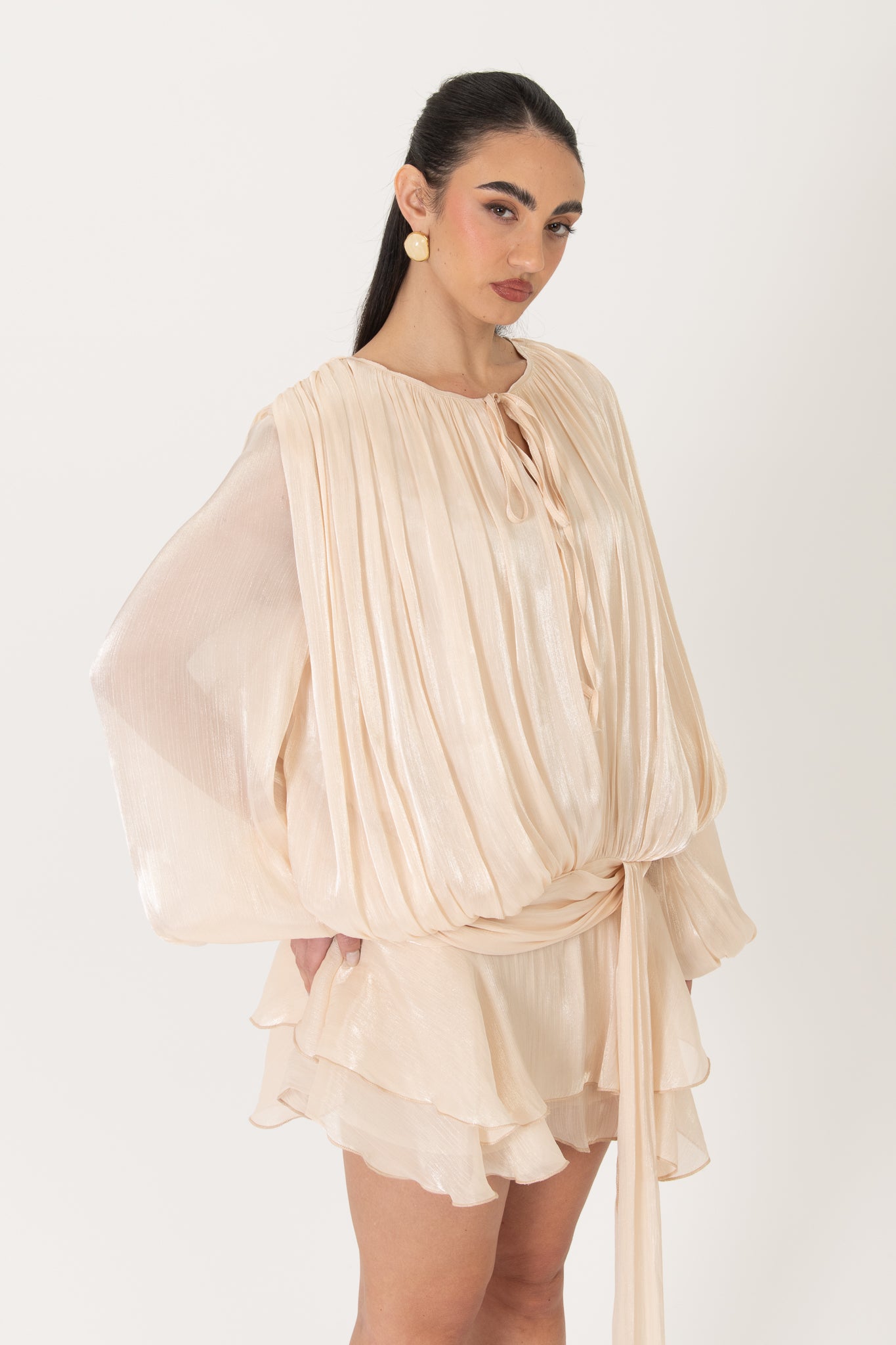 Abito ‘CHIFFON CON COULOTTE’ Panna