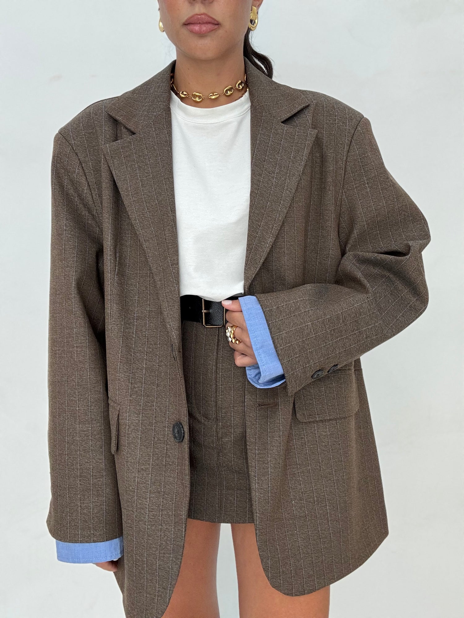 Blazer ‘GESSATO’ By Lumina Cacao