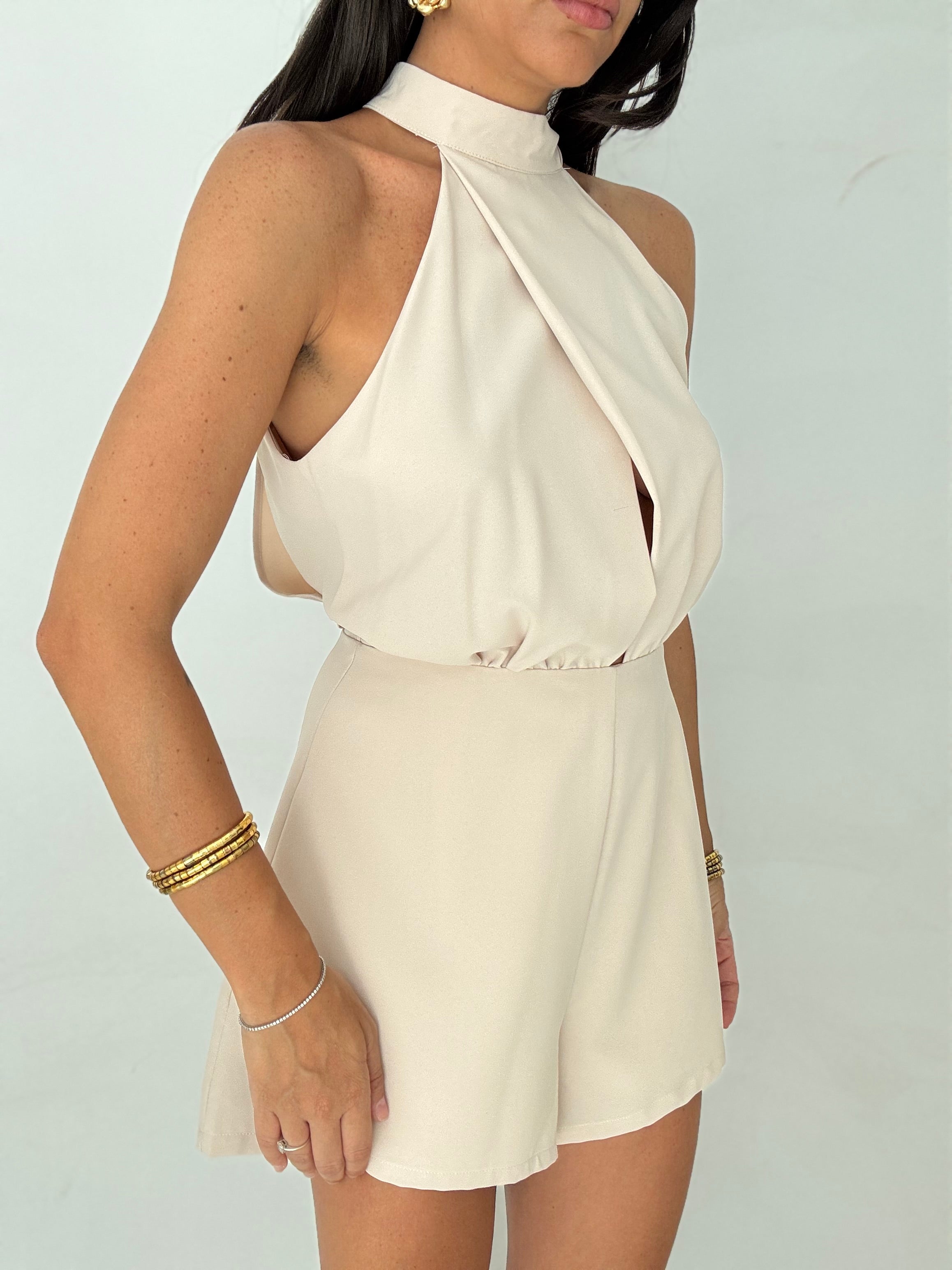 Tuta Corta ‘MIRANDA’ Beige