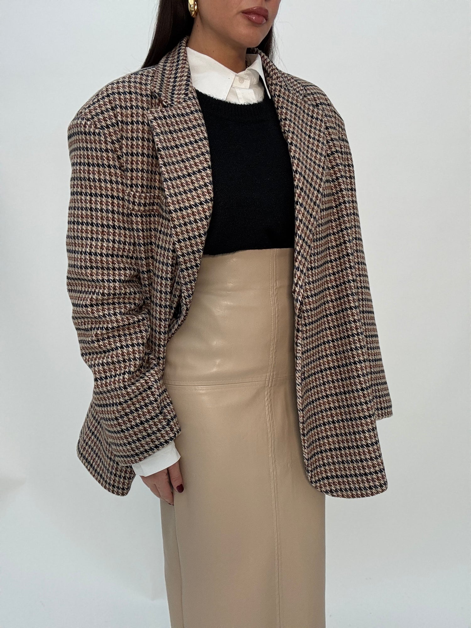 Blazer/Cappotto ‘PIED DE POULE’
