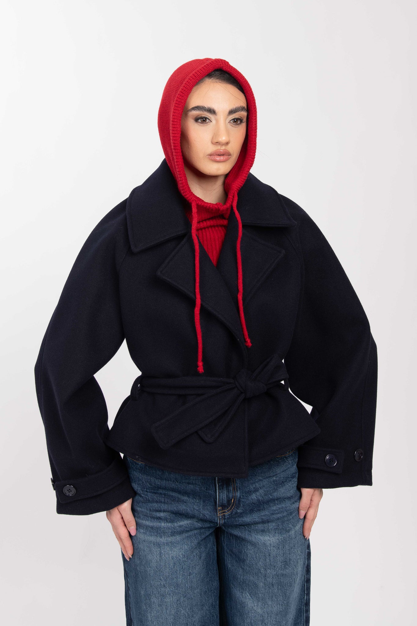 Cappotto ‘CORTO 3&33’ Blu Notte