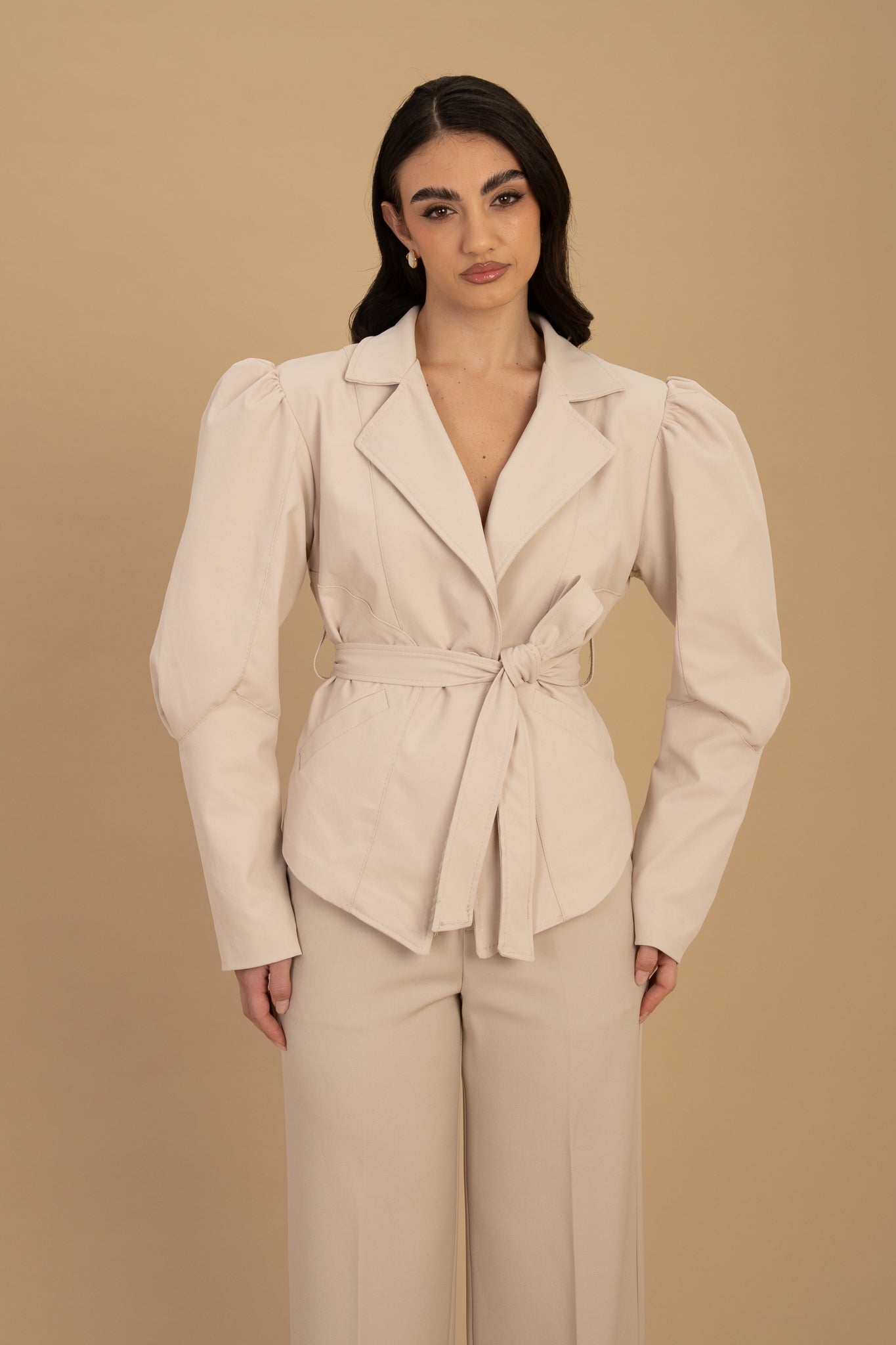 Giacca ‘CINTURA’ Beige