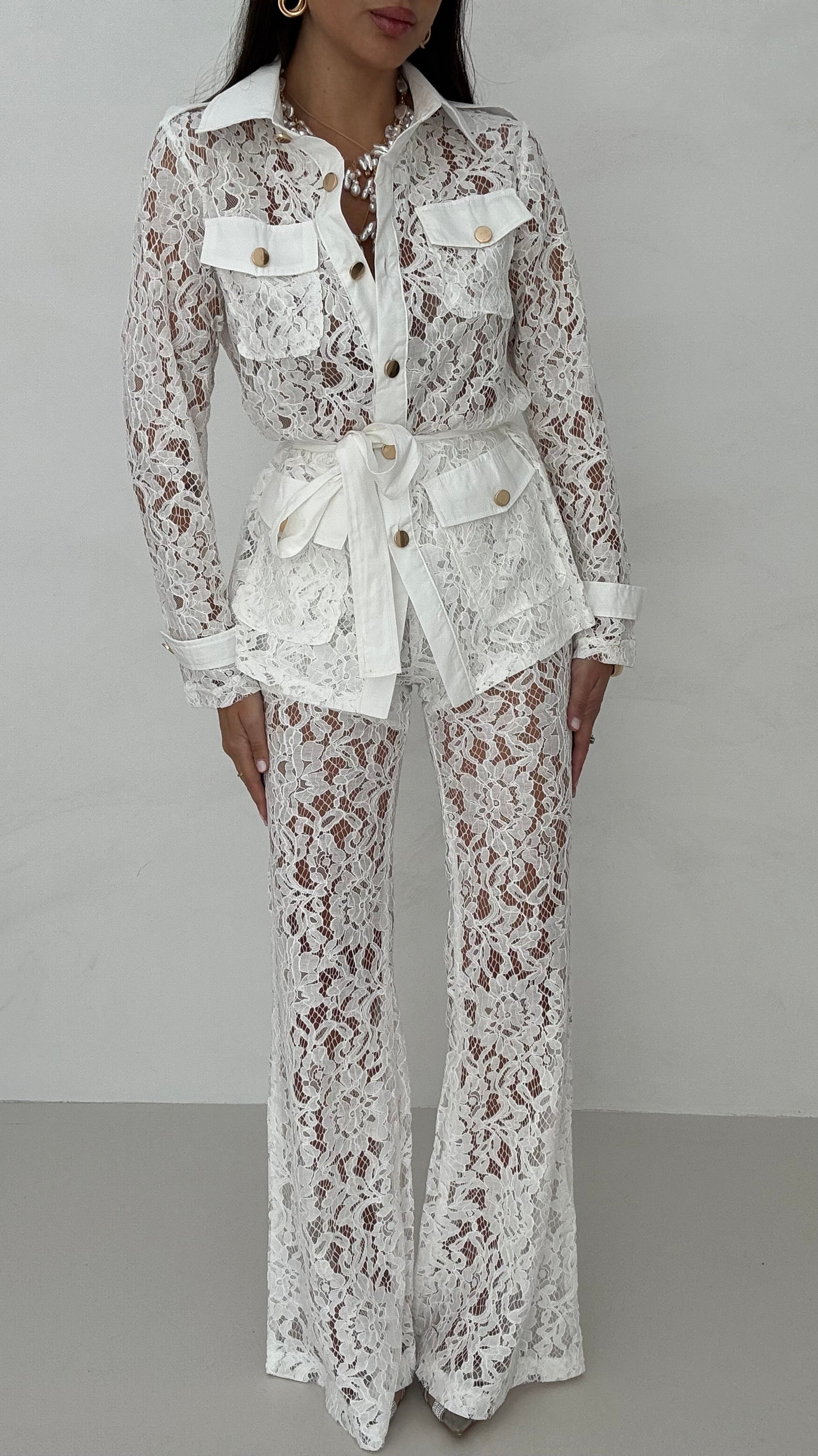 Coordinato ‘PIZZO BEST SELLER’ Bianco