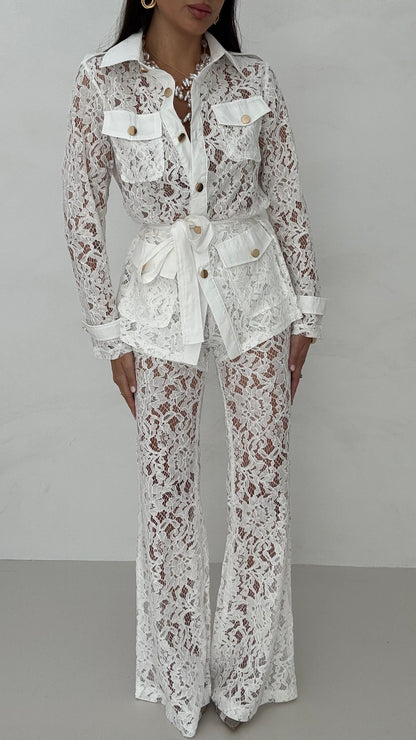 Coordinato ‘PIZZO BEST SELLER’ Bianco
