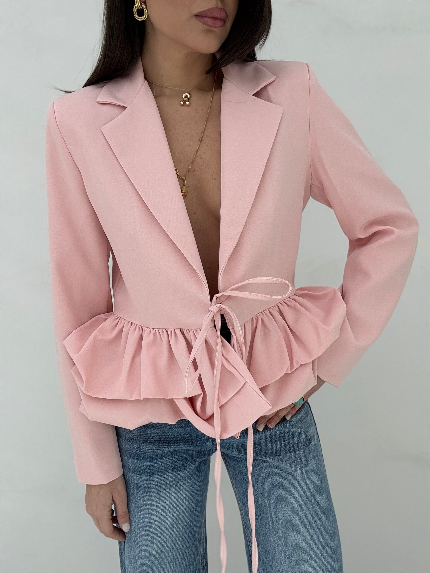 Blazer ‘NIKITA LOW COST’ Rosa