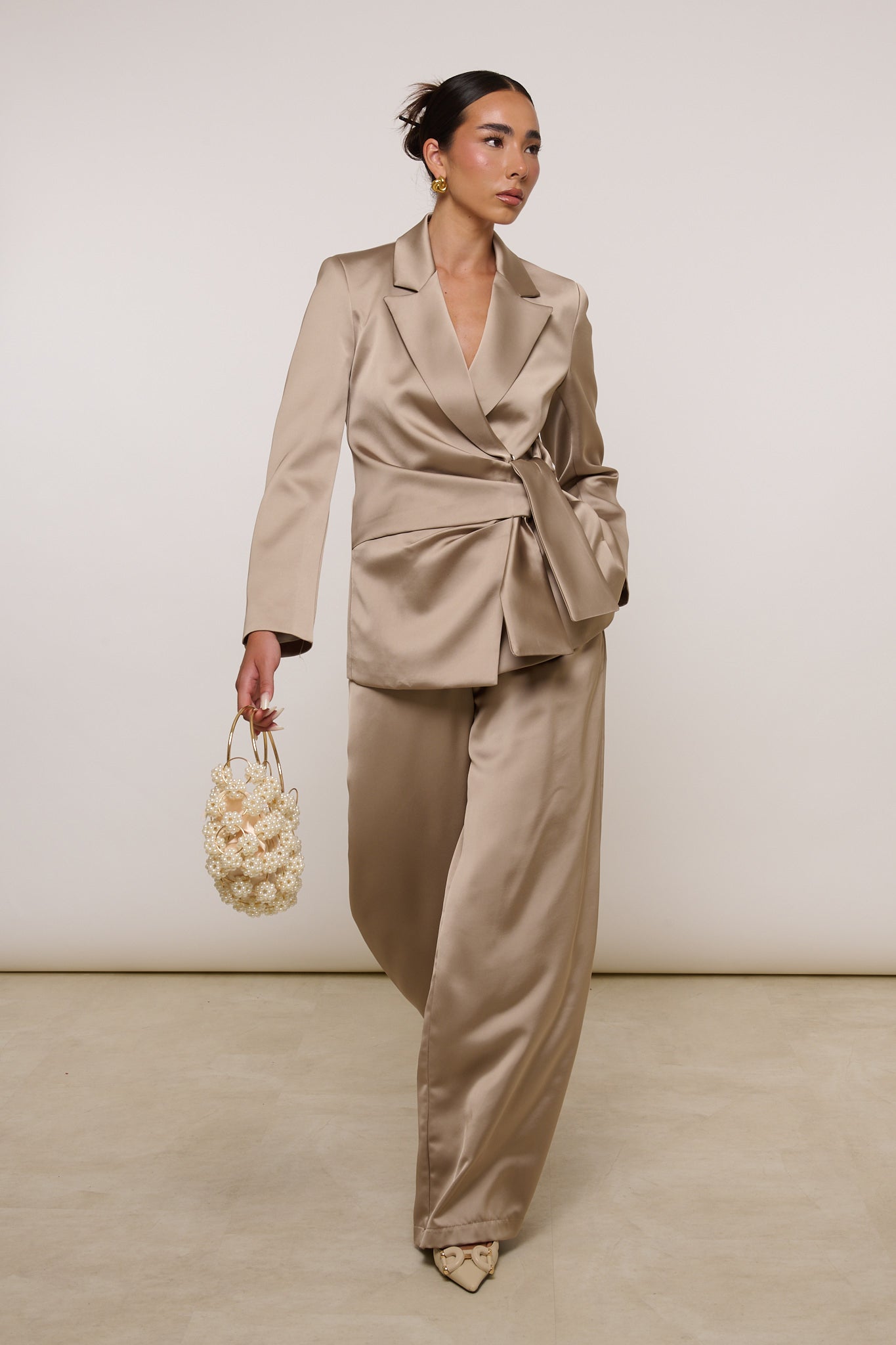 Tailleur ‘SIMIL RASO’ By Lumina Champagne