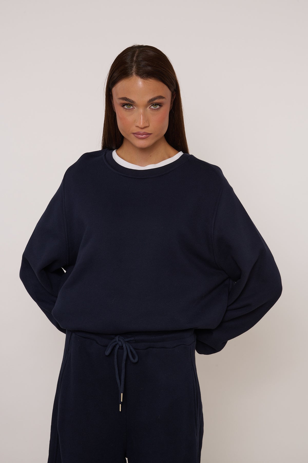 Felpa ‘100% COTONE’ By Lumina Blu Notte