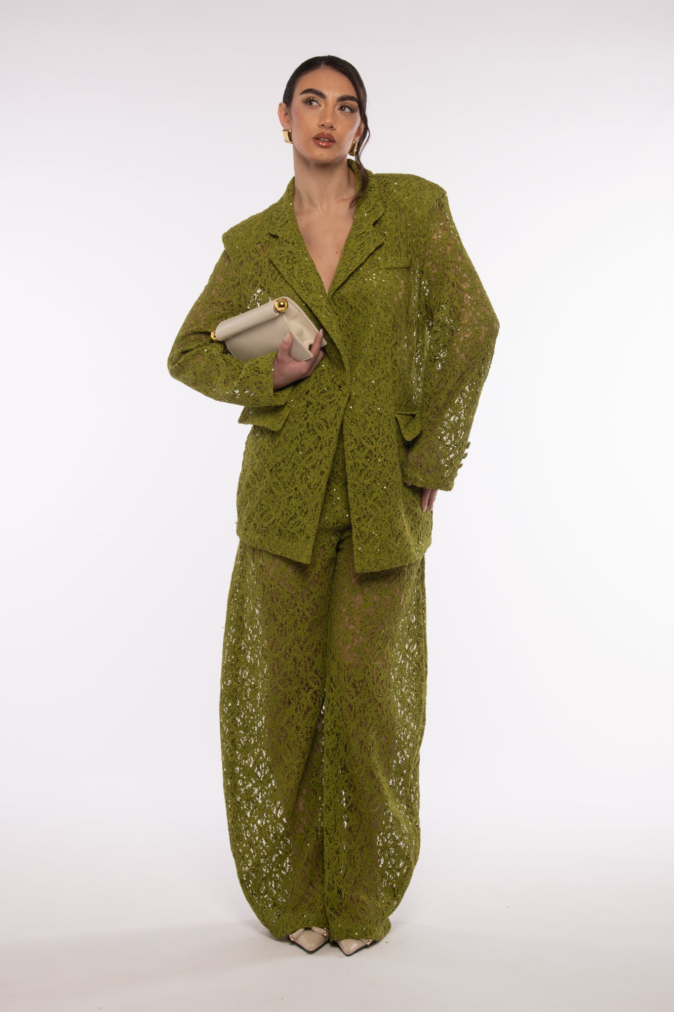 Pantalone ‘IN PIZZO’ By Lumina Verde
