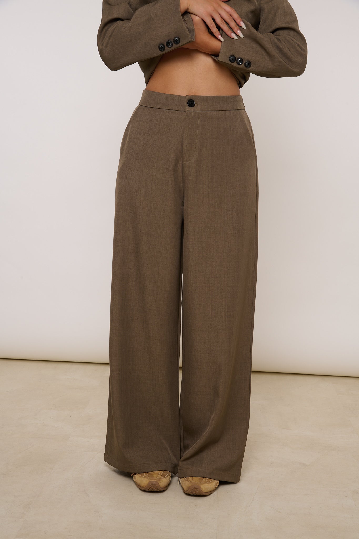Pantalone ‘ELASTICO SUL RETRO’ Fango