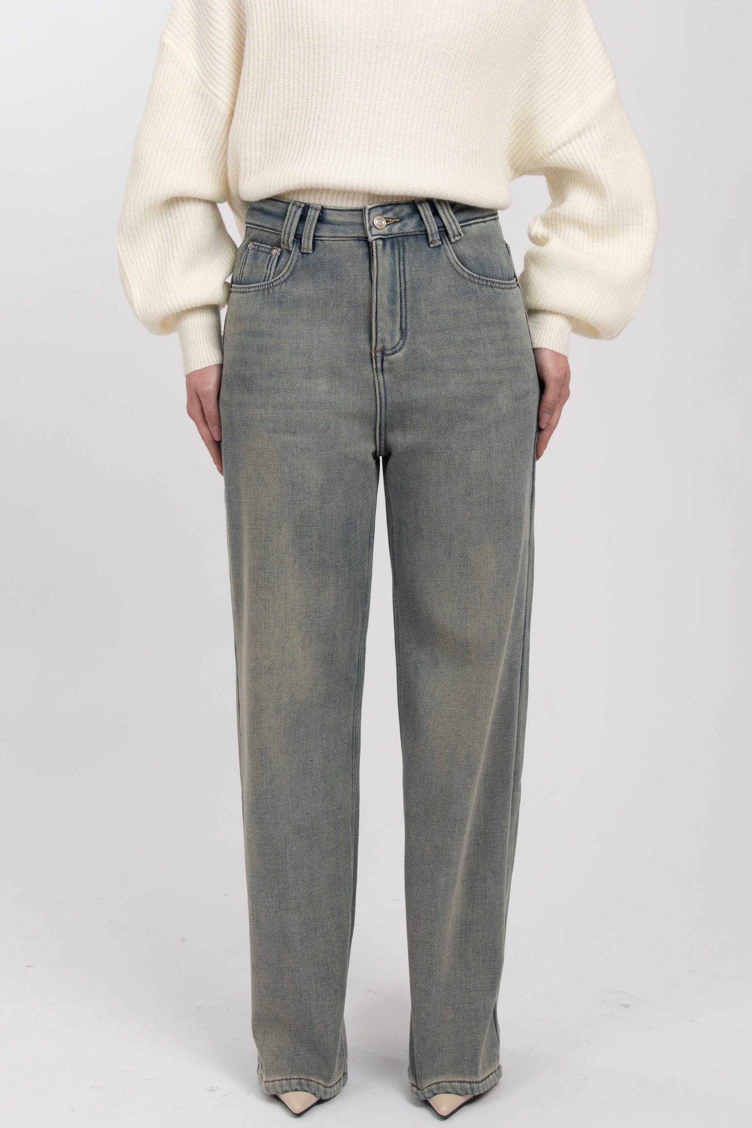 Jeans ‘PILE INTERNO 85%COTONE’ Denim Chiaro