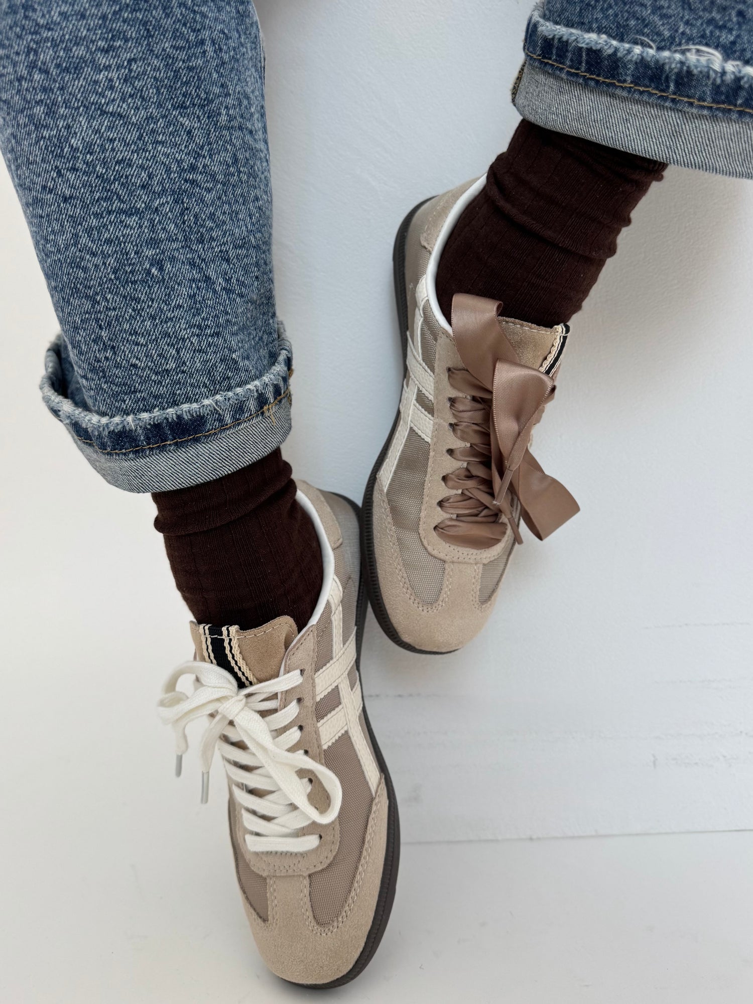 Sneaker ‘ROBY’ Beige e Panna