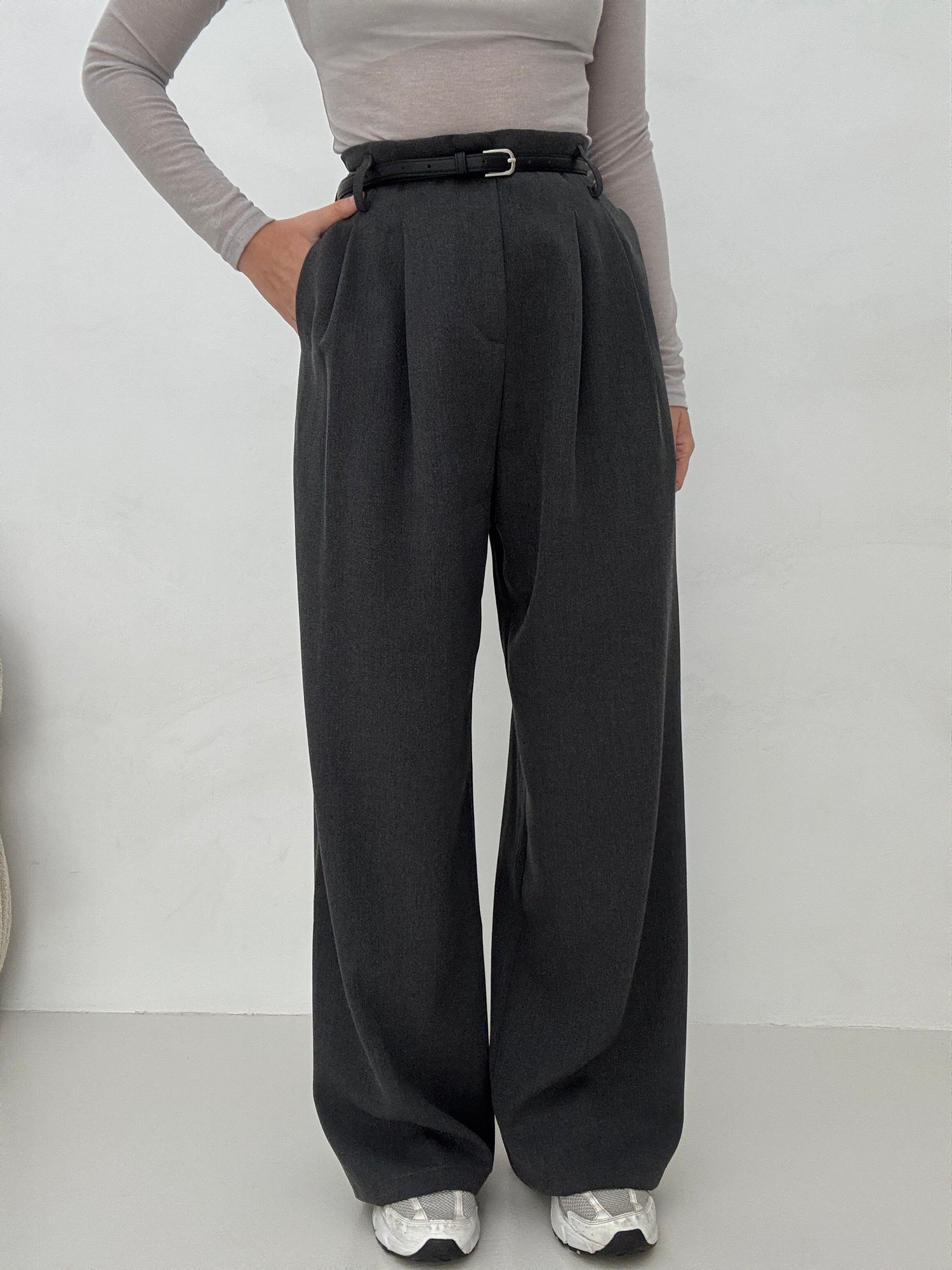 Pantalone ‘ZIP+CINTURA’ Grigio