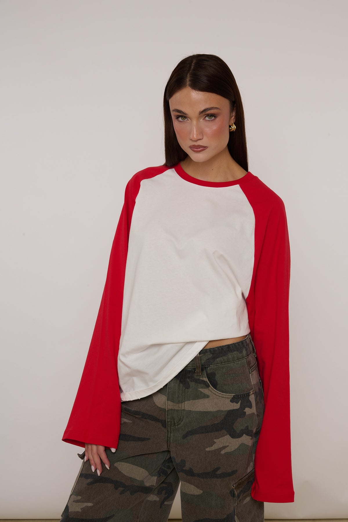 Maglia ‘BICOLORE’ 100% COTONE By Lumina Rossa