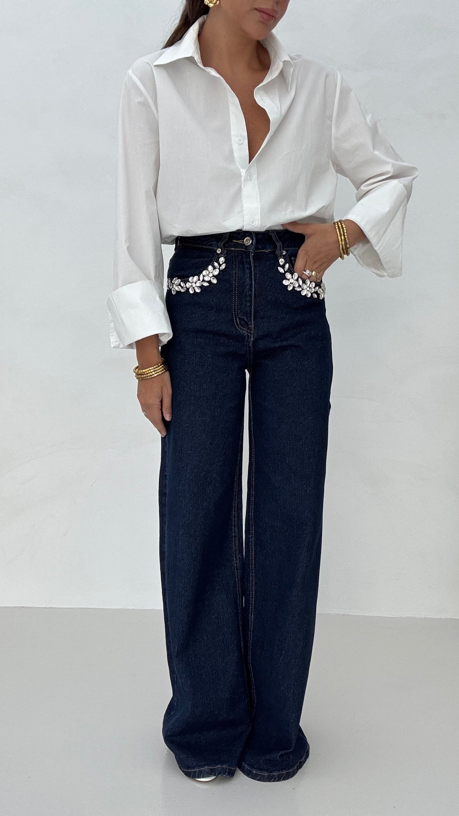 Jeans ‘DIAMANTI’ Lavaggio Zero