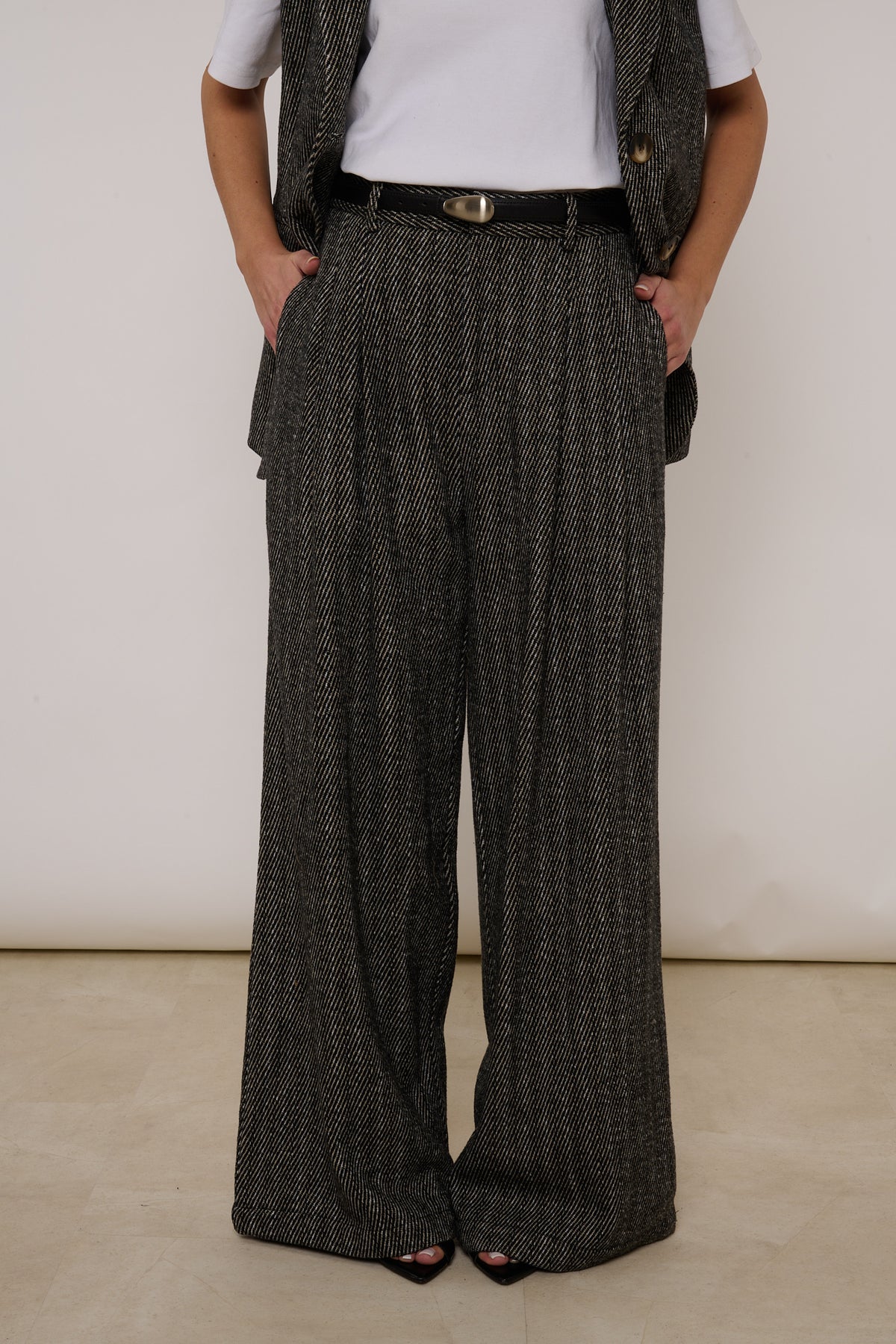 Pantalone ‘30% LANA’ By Lumina Nero
