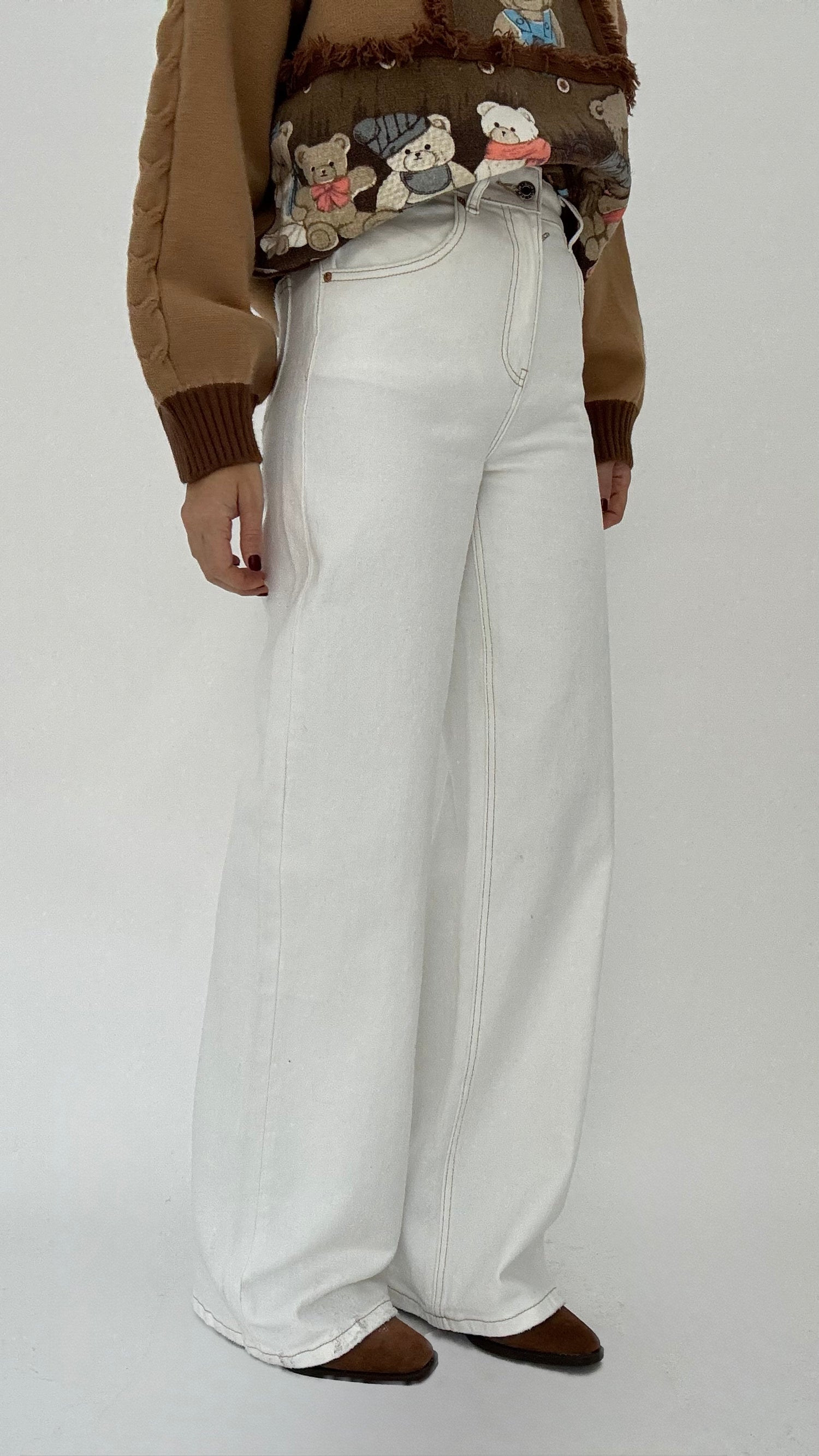 Jeans MISS ‘WIDE LEG’ Bianco