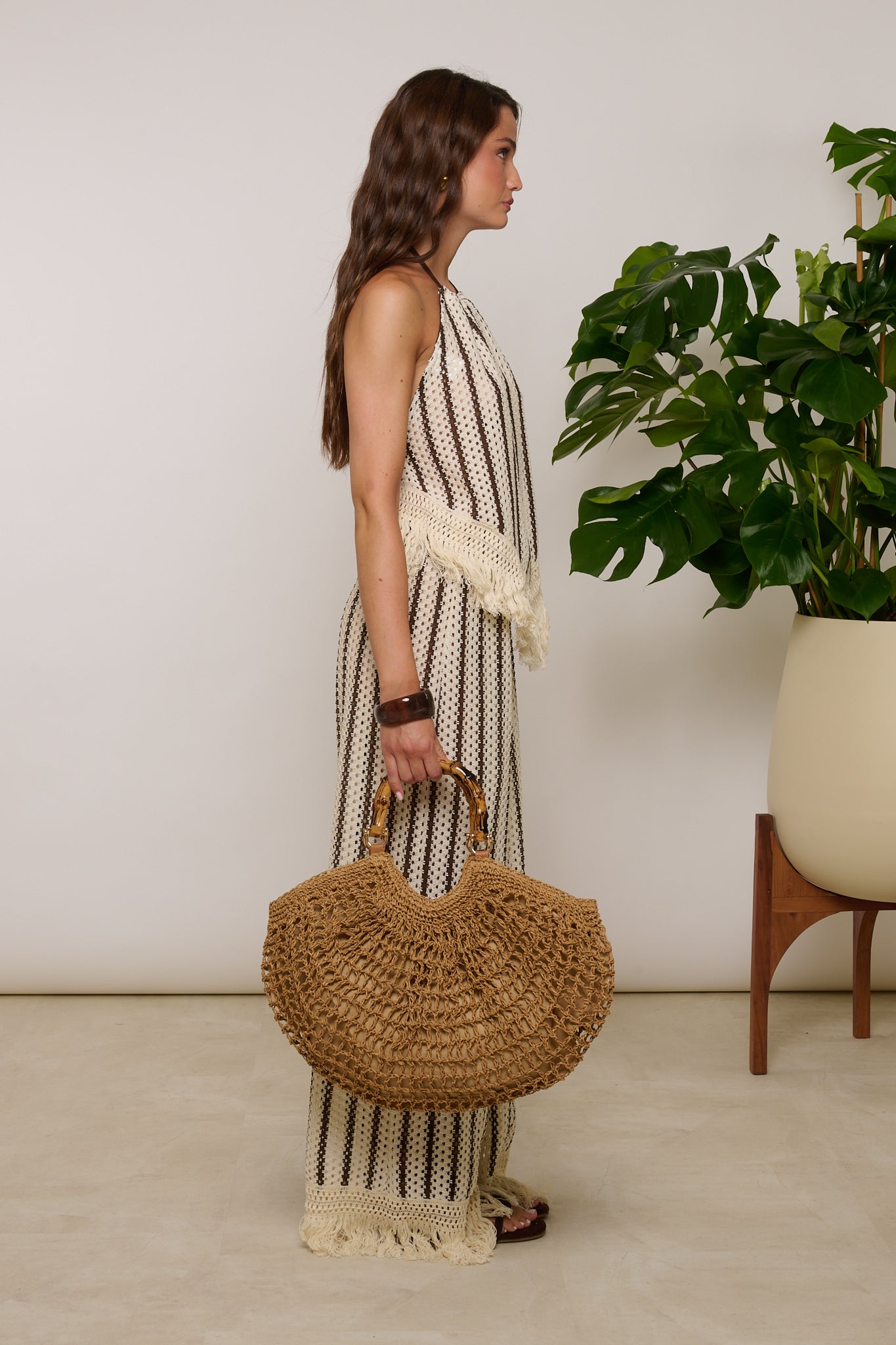 Pantalone ‘CROCHET’ By Lumina Cacao