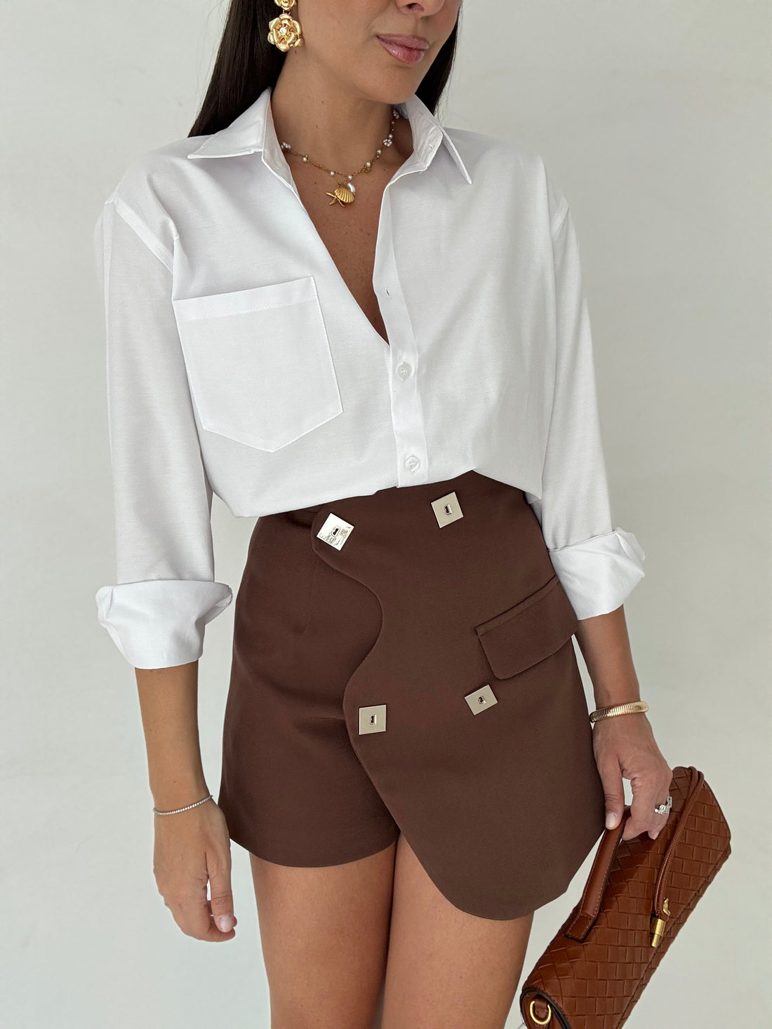 Camicia ‘BASIC 65%COTONE’ Bianca