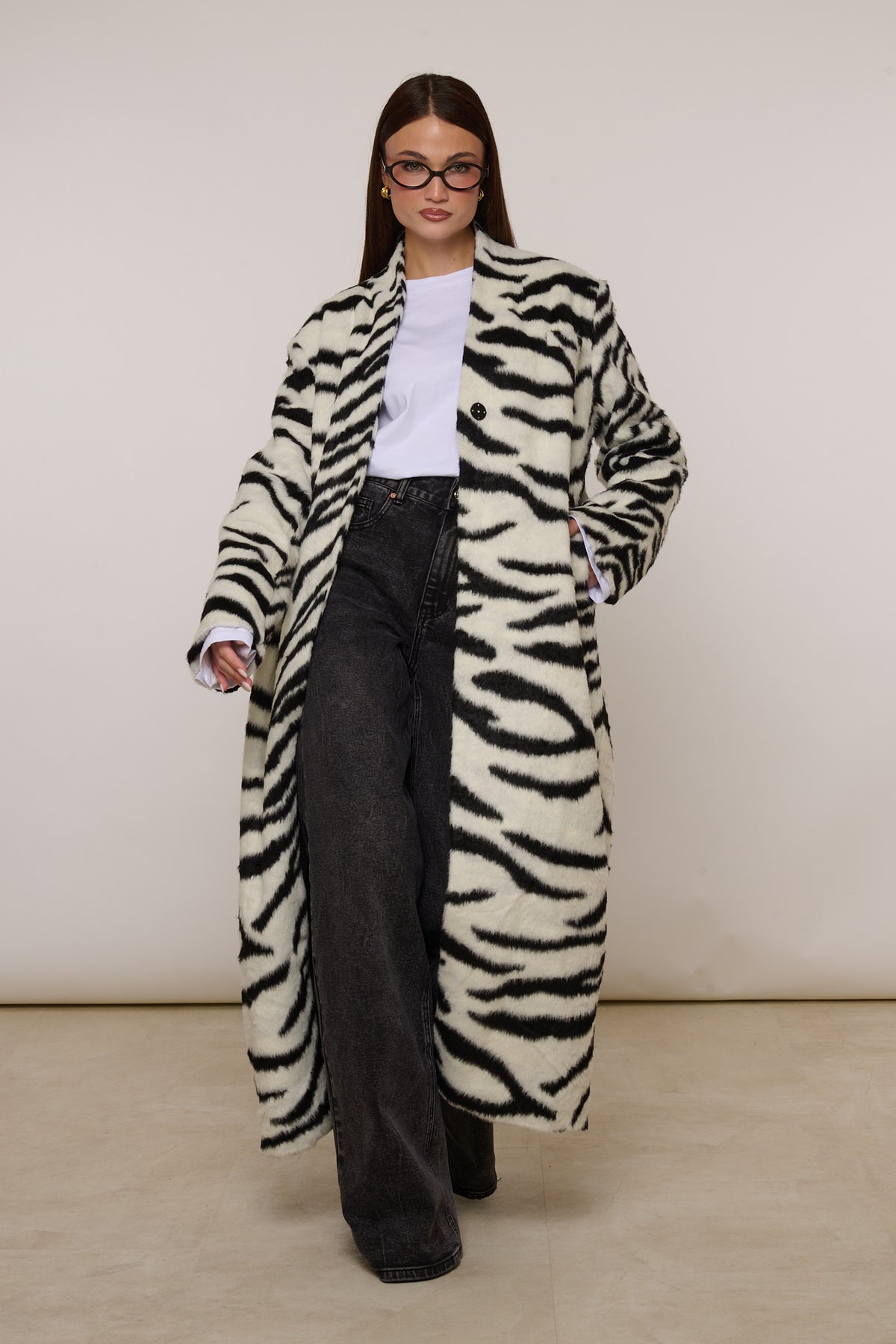 Cappotto ‘ZEBRATO ’ By Lumina