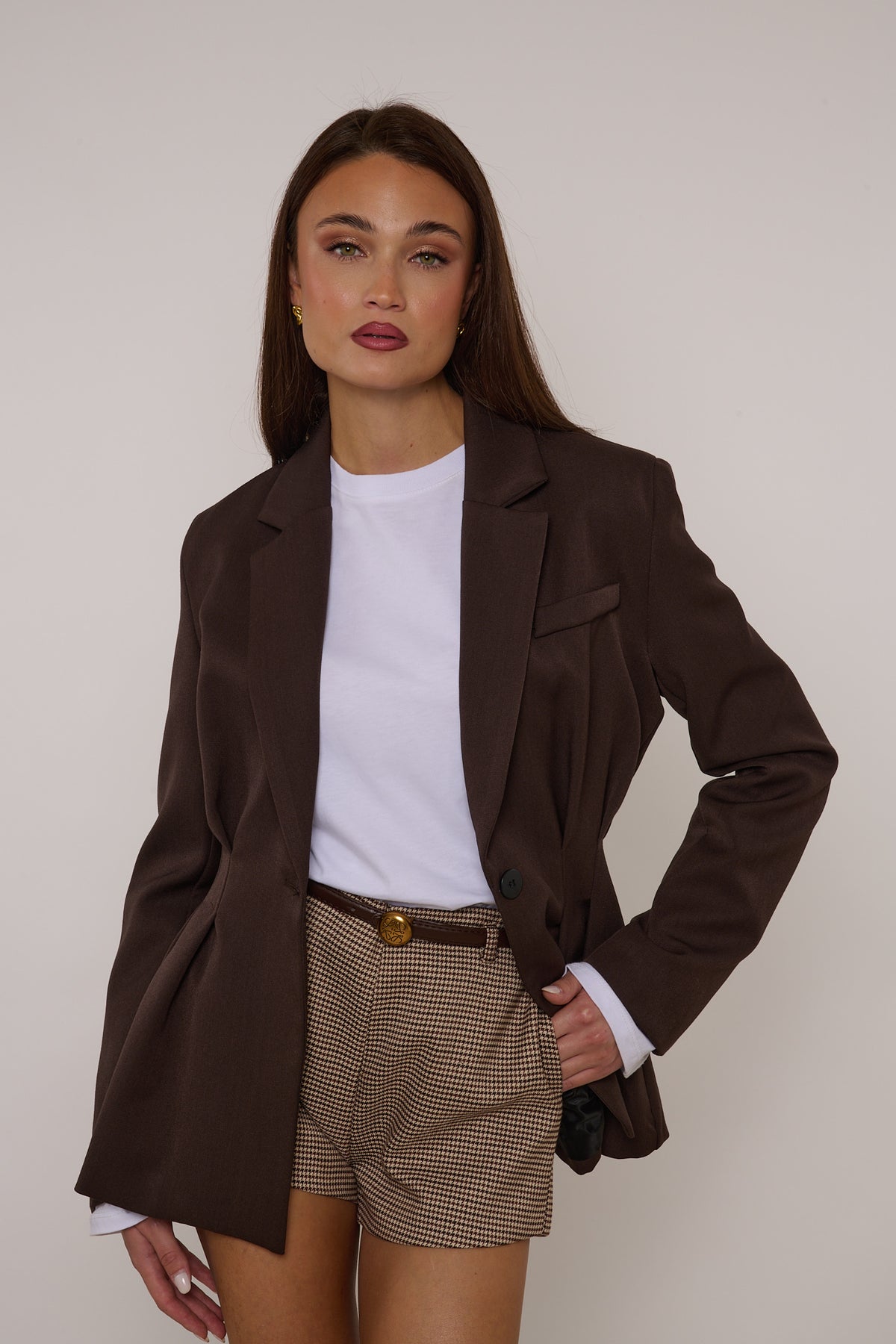 Blazer ‘AVVITATO’ By Lumina Cacao