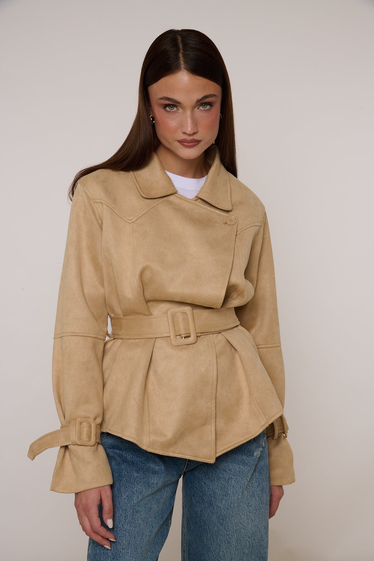 Trench ‘IN SUEDE’ Beige