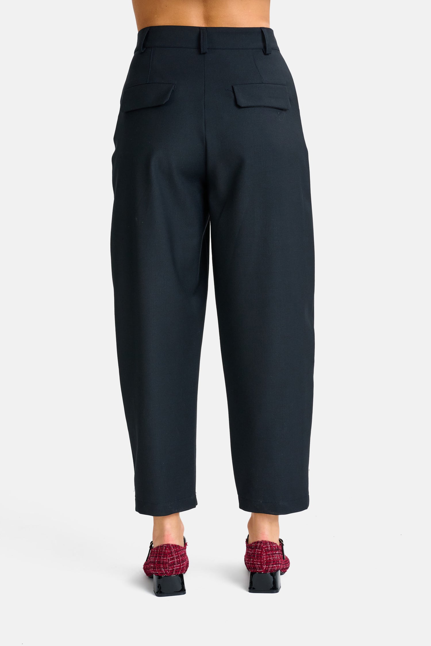 Pantalone ‘BARREL 52%LANA 3&33’ Nero