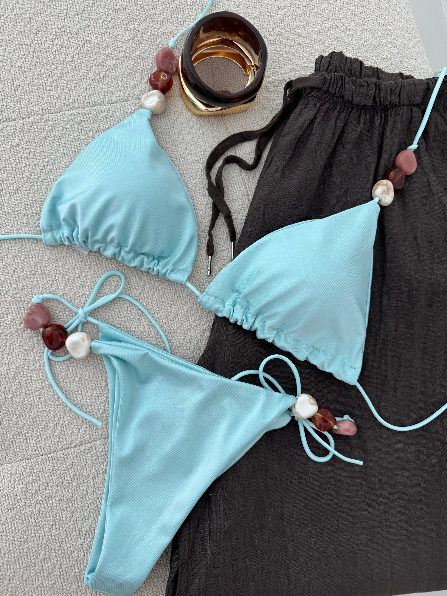 Costume ‘PIEDRAS’ Azzurro