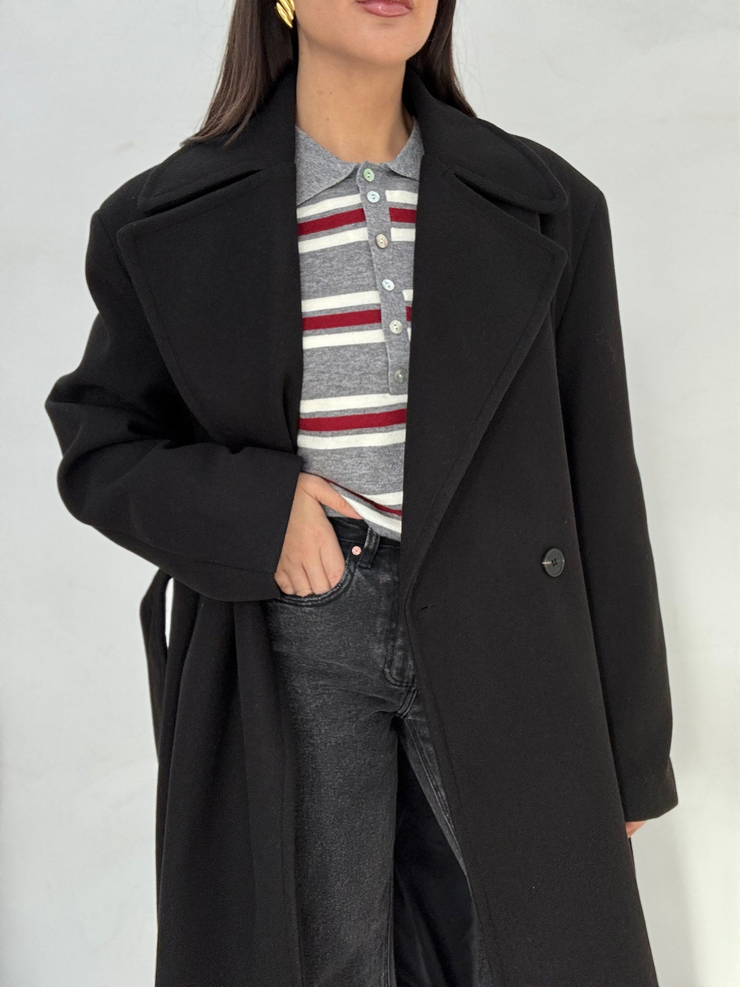 Cappotto ‘BY LUMINA’ Nero