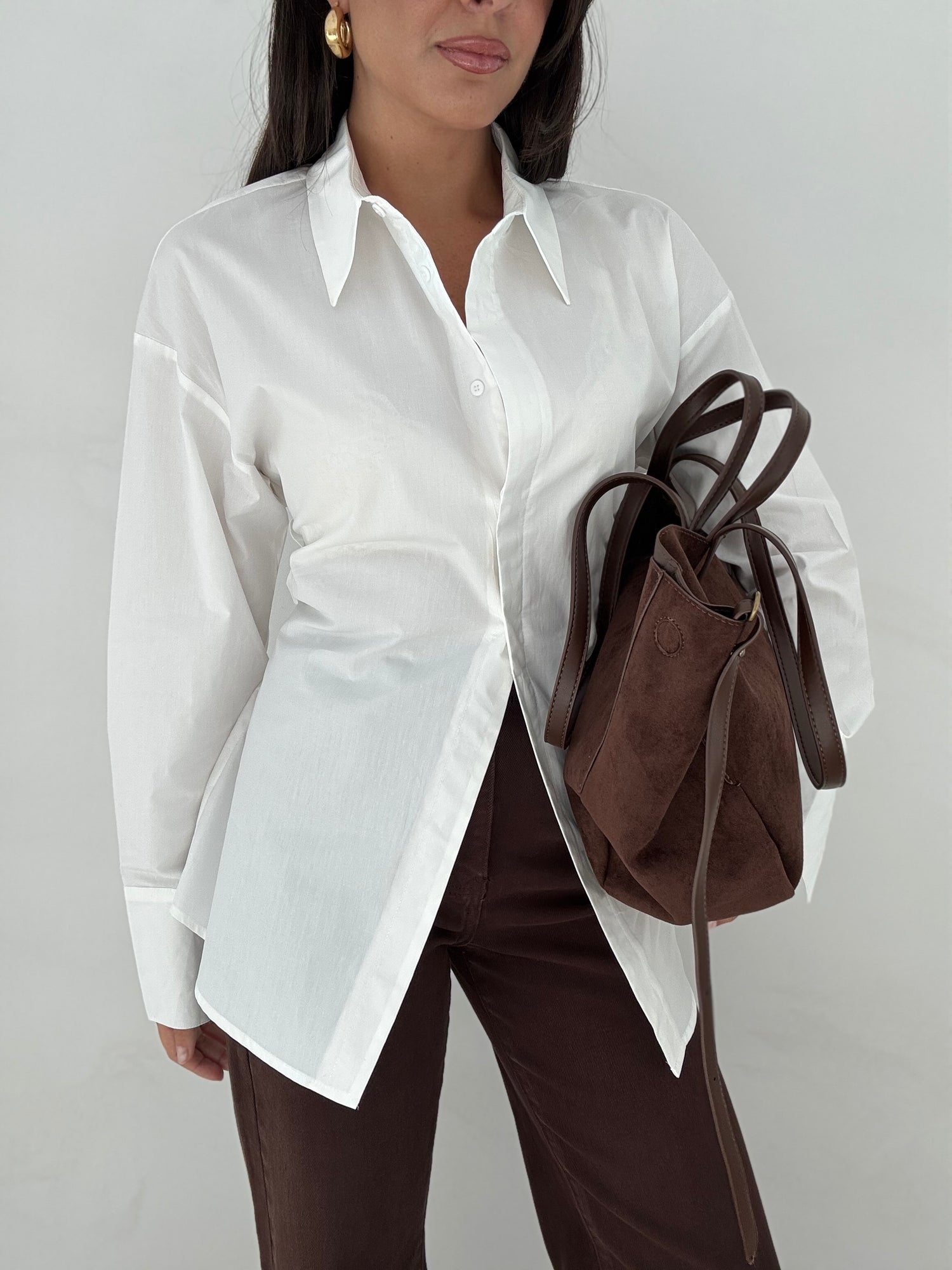 Camicia ‘FIOCCO’ 100%COTONE Bianca
