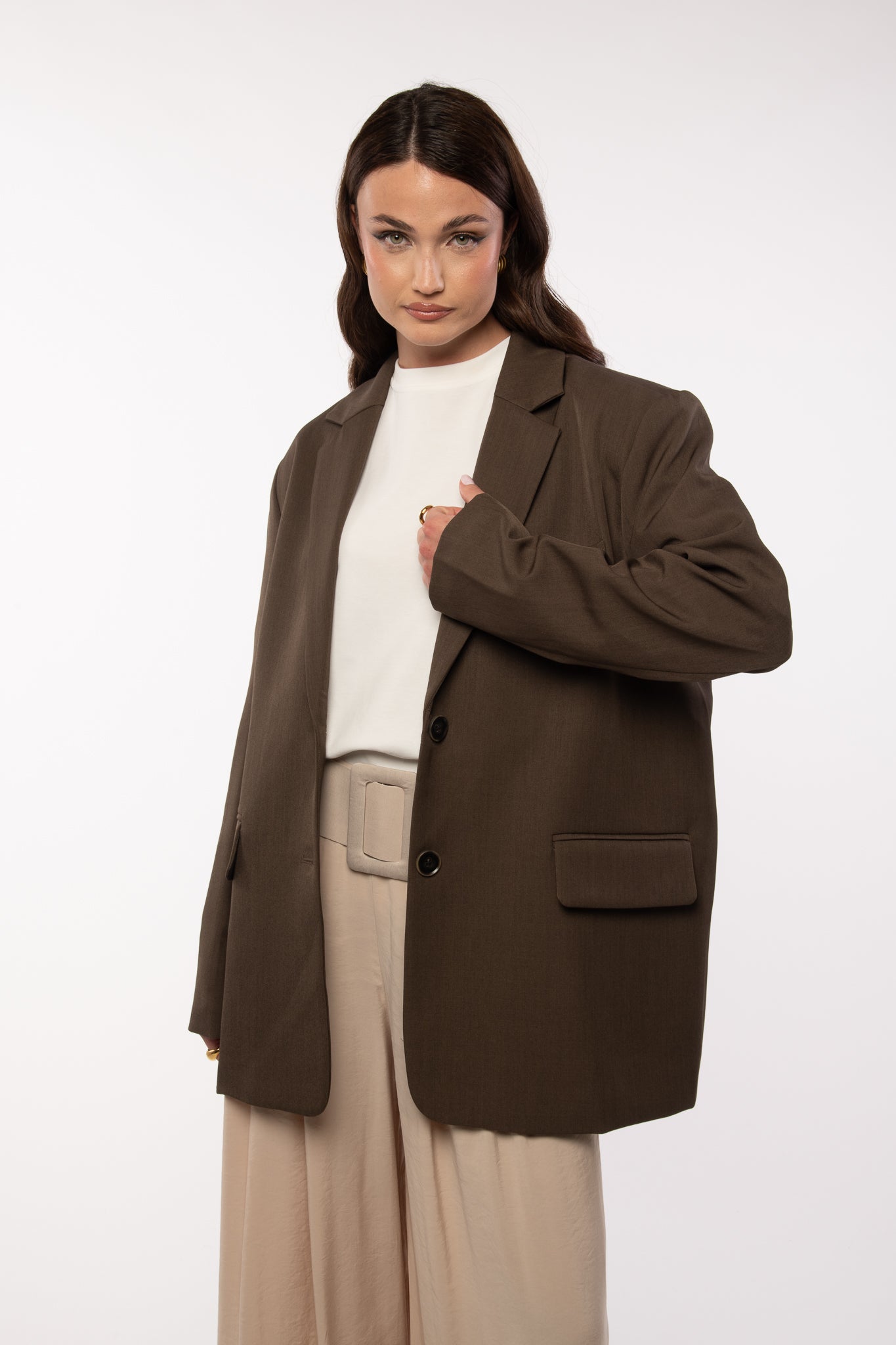 Blazer ‘SPACCO SUL RETRO’ Cacao