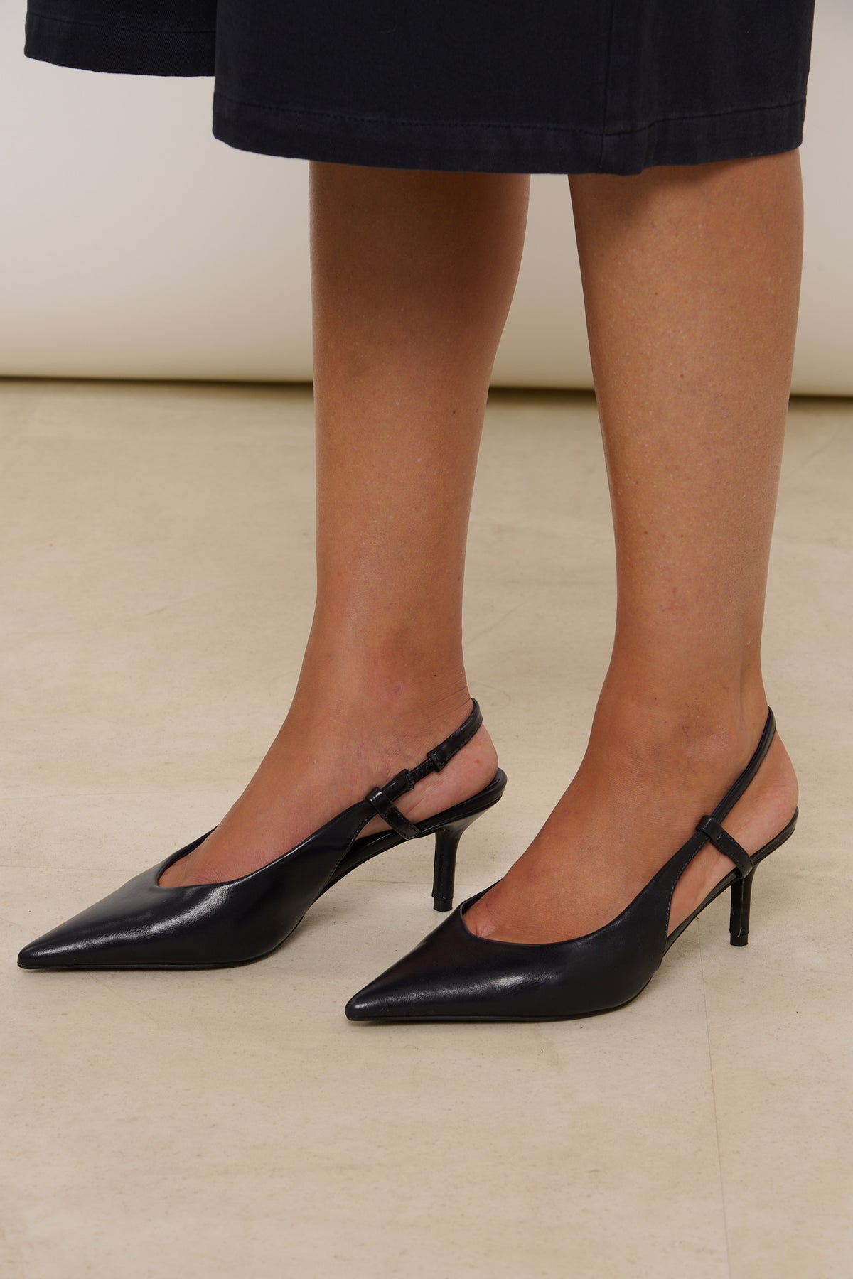 Slingback Blu Notte