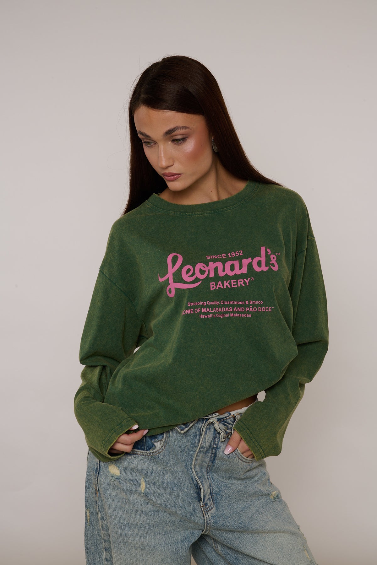 Maglia ‘LEONARD’S’ Verde Militare