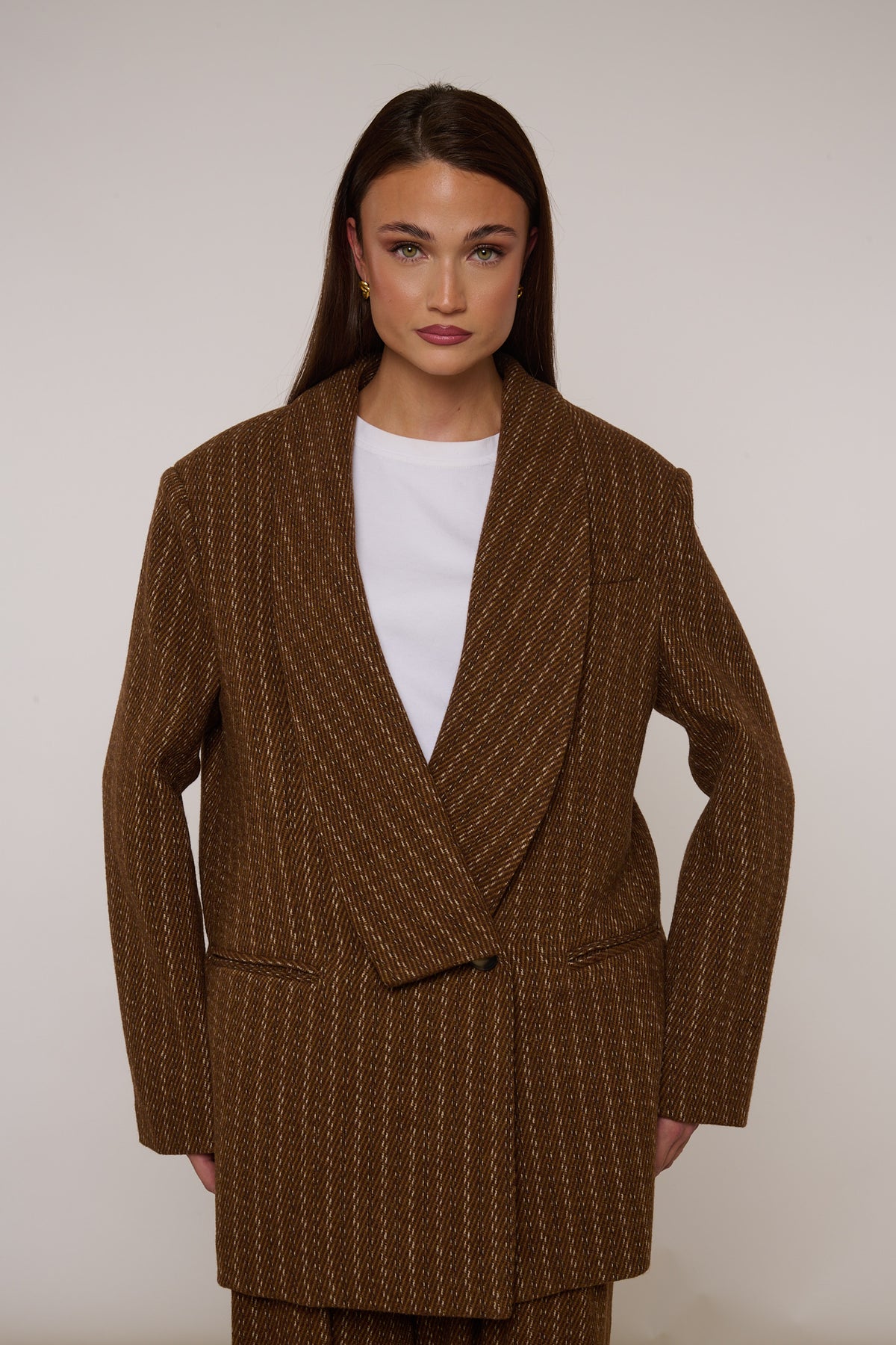 Blazer ‘30% LANA’ By Lumina Camel