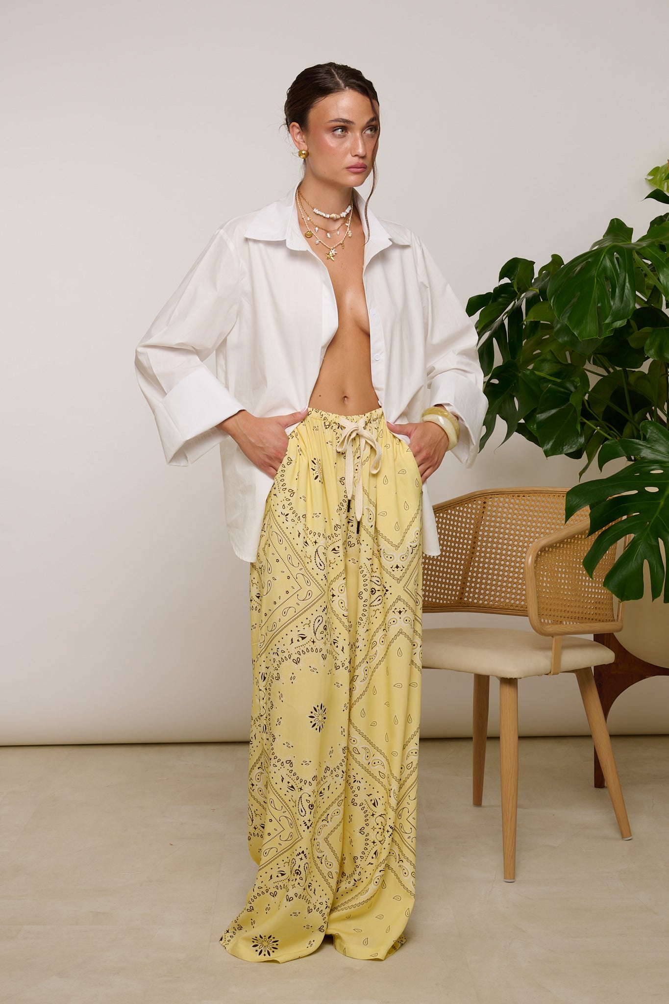 Pantalone ‘FANTASIA BANDANA’ Giallo