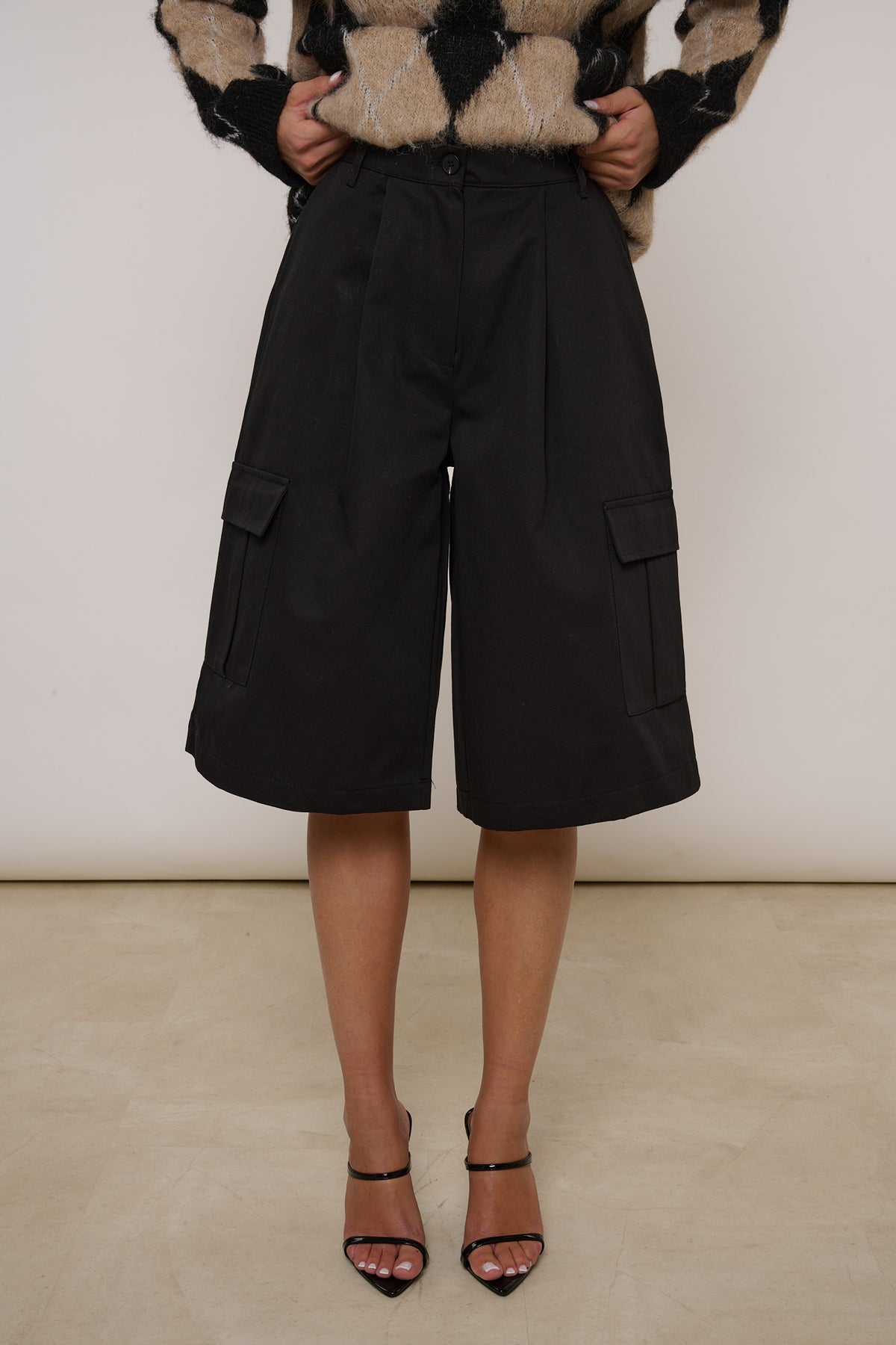 Bermuda ‘100% COTONE’ Nero