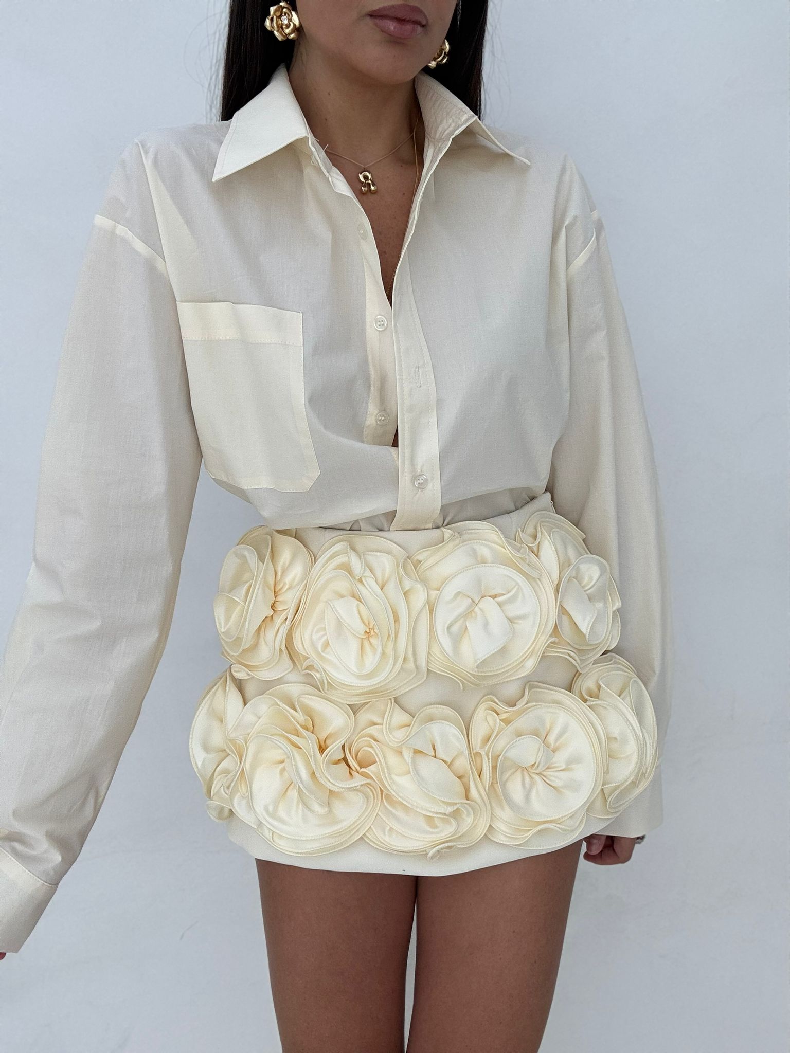 Camicia ‘TASCHINO’ 100% COTONE Giallo Burro