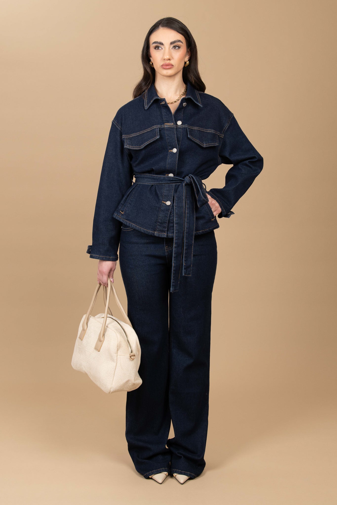 Jeans ‘WIDE LEG’ Lavaggio Zero