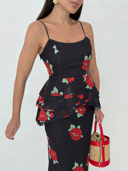 Coordinato ‘ROSE’ Nero