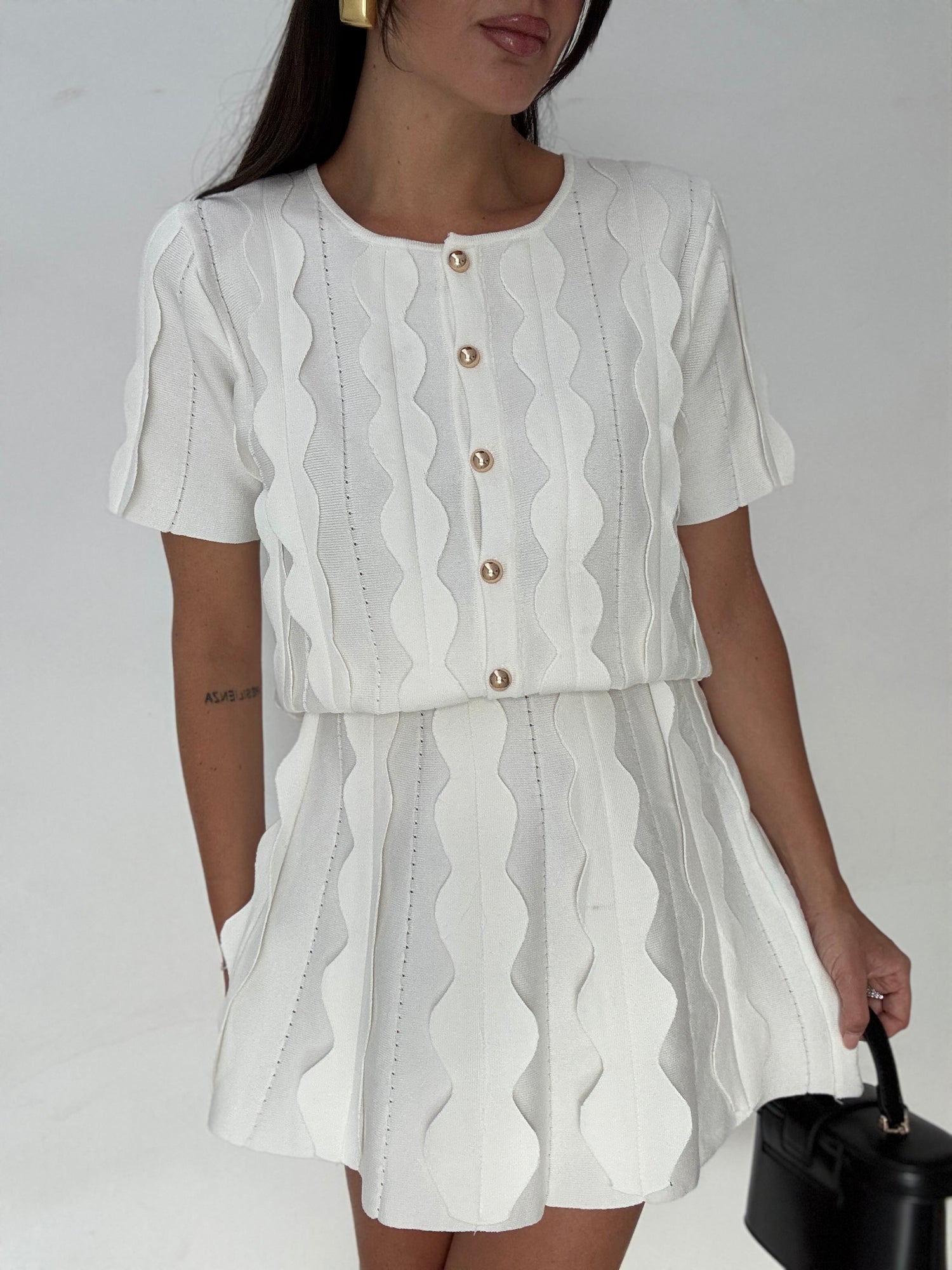 Coordinato ‘WAVES’ Bianco