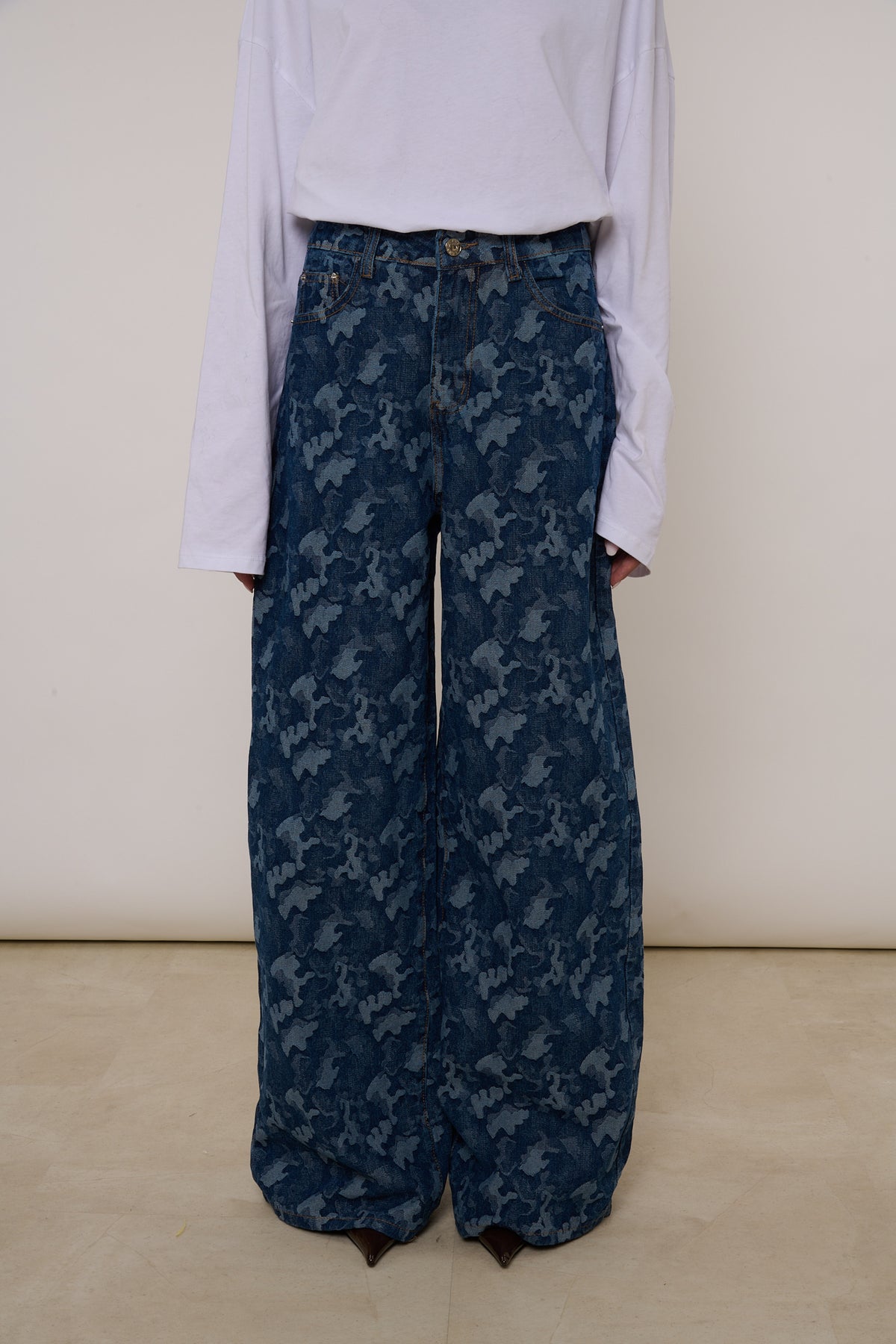 Jeans ‘CAMOUFLAGE’ Denim Scuro