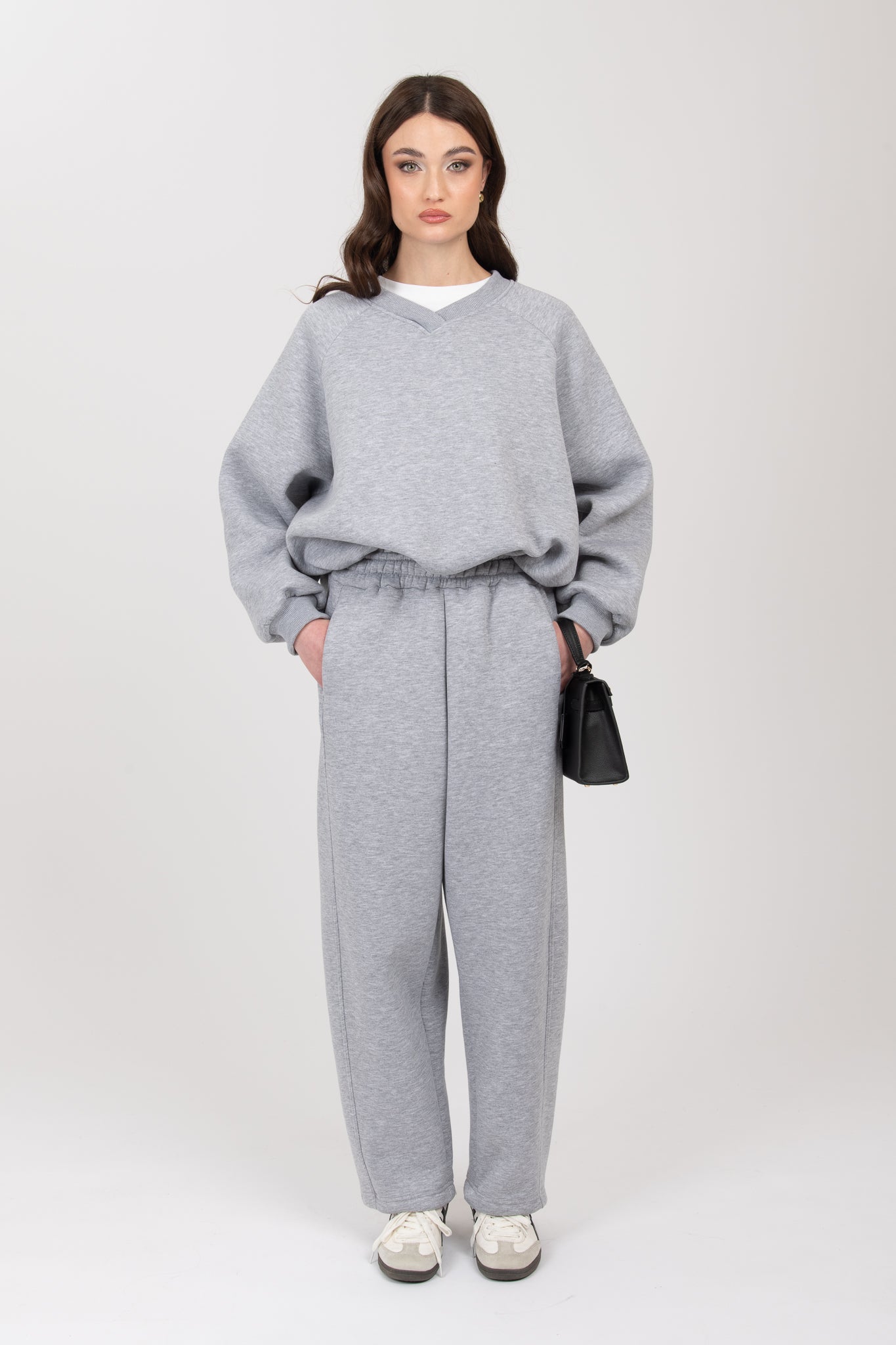 Coordinato Tuta ‘DAY’ Grigio Chiaro