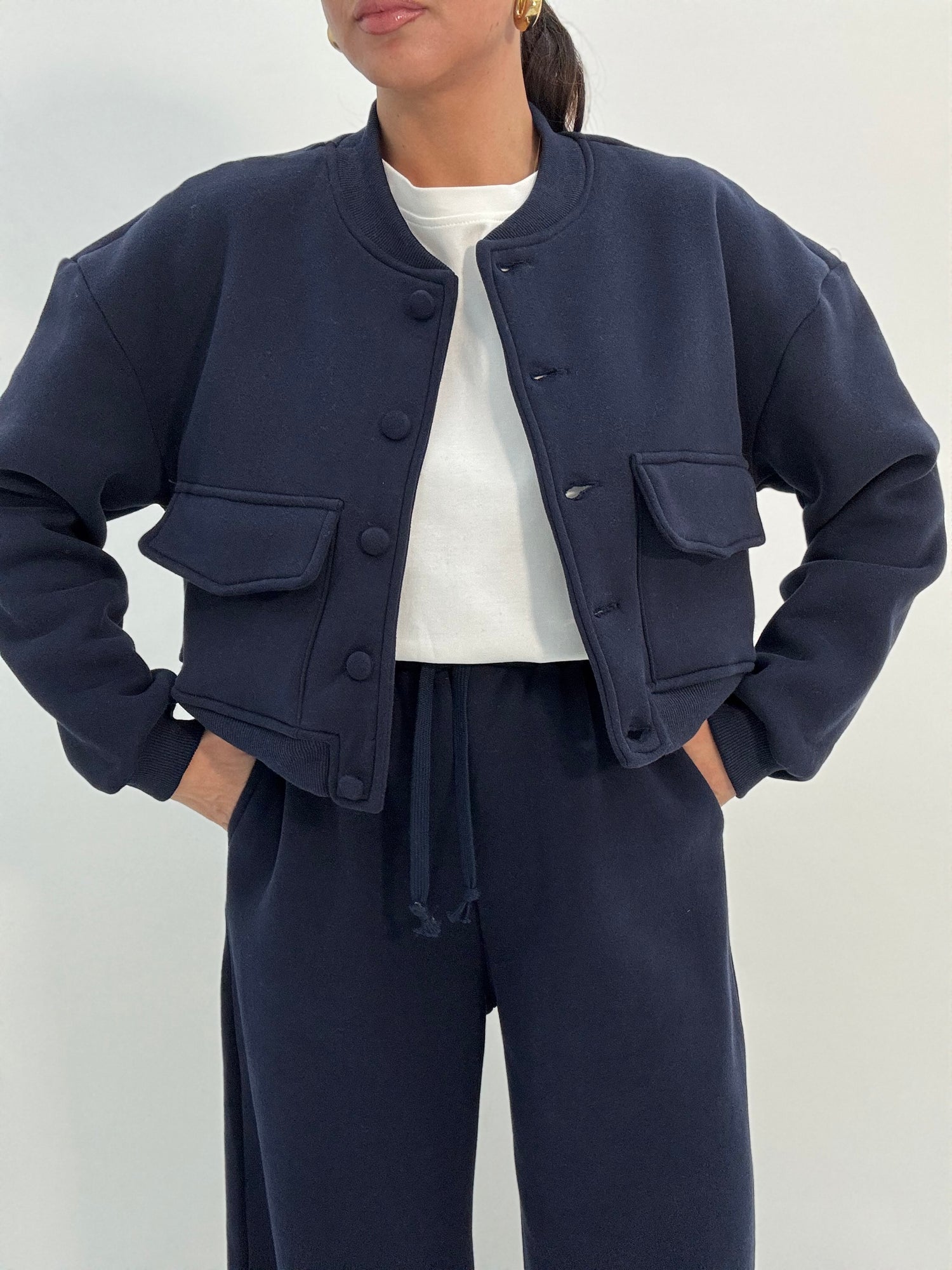 Coordinato Tuta ‘65%COTONE’ Blu Notte